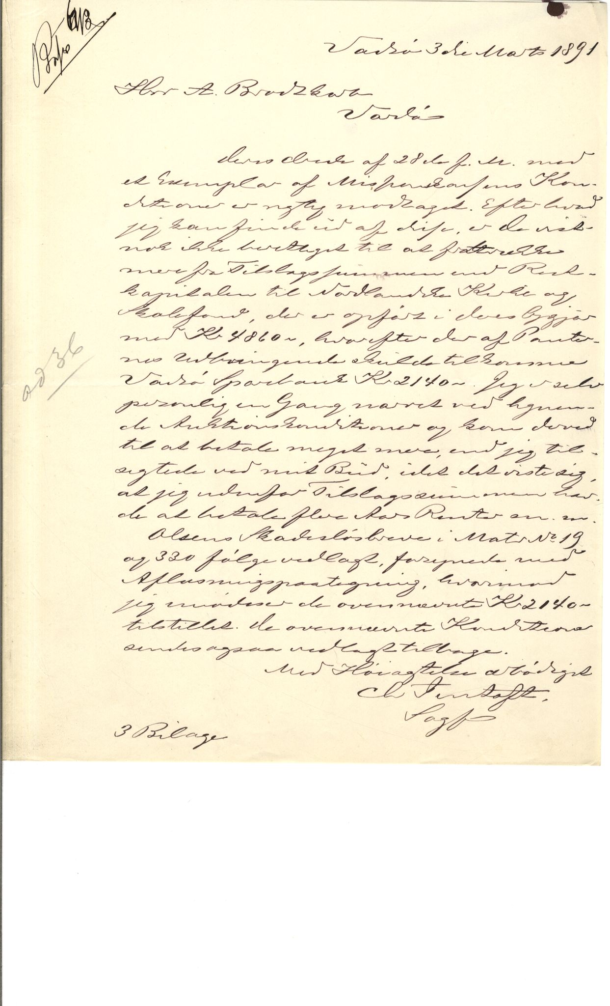 Brodtkorb handel A/S, VAMU/A-0001/Q/Qb/L0001: Skjøter og grunnbrev i Vardø by, 1822-1943, p. 217