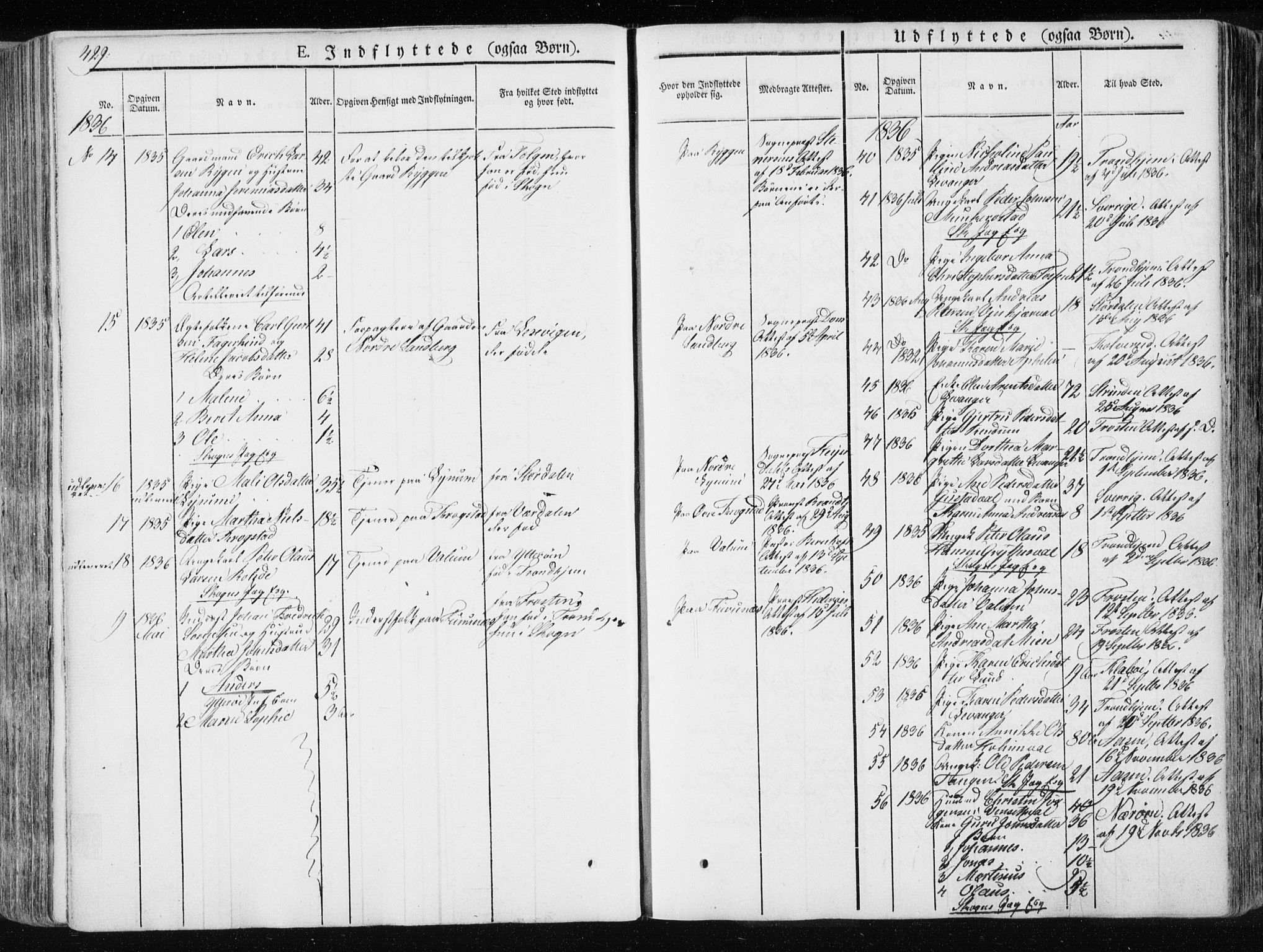 Ministerialprotokoller, klokkerbøker og fødselsregistre - Nord-Trøndelag, AV/SAT-A-1458/717/L0154: Parish register (official) no. 717A06 /1, 1836-1849, p. 429