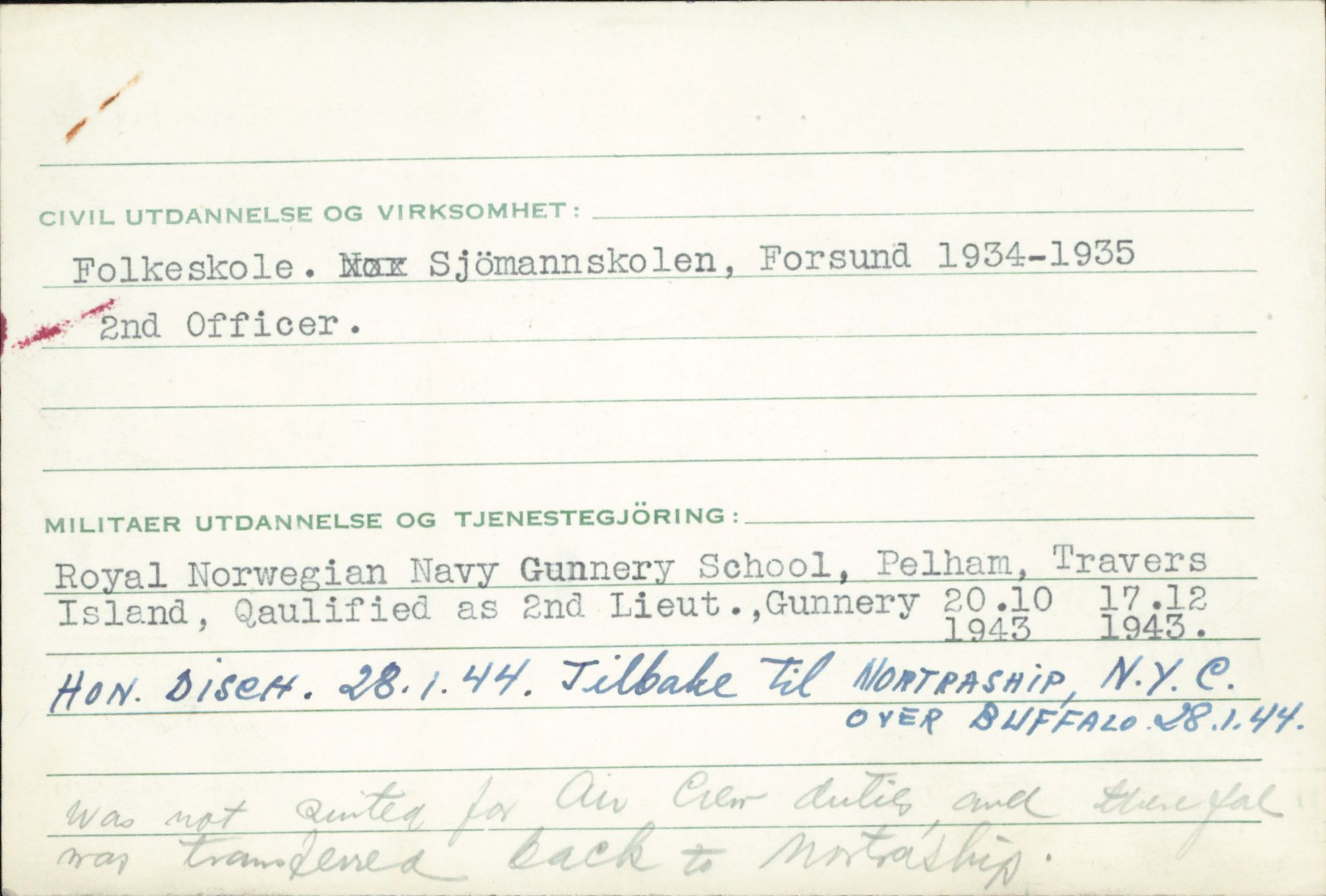 Forsvaret, Forsvarets overkommando/Luftforsvarsstaben, AV/RA-RAFA-4079/P/Pa/L0048: Personellpapirer, 1916, p. 500