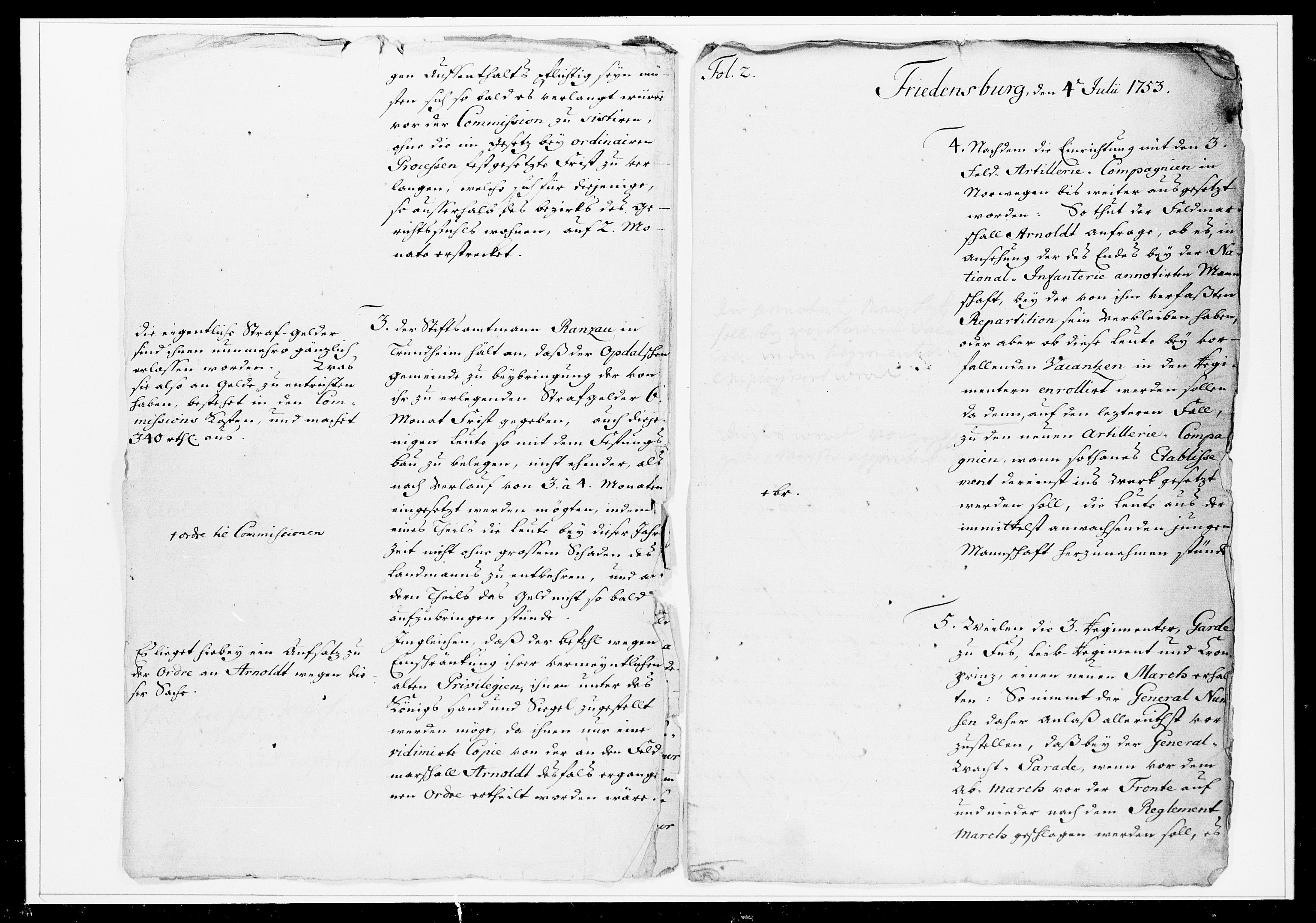 Krigskollegiet, Krigskancelliet, DRA/A-0006/-/1241-1247: Refererede sager, 1753, p. 203