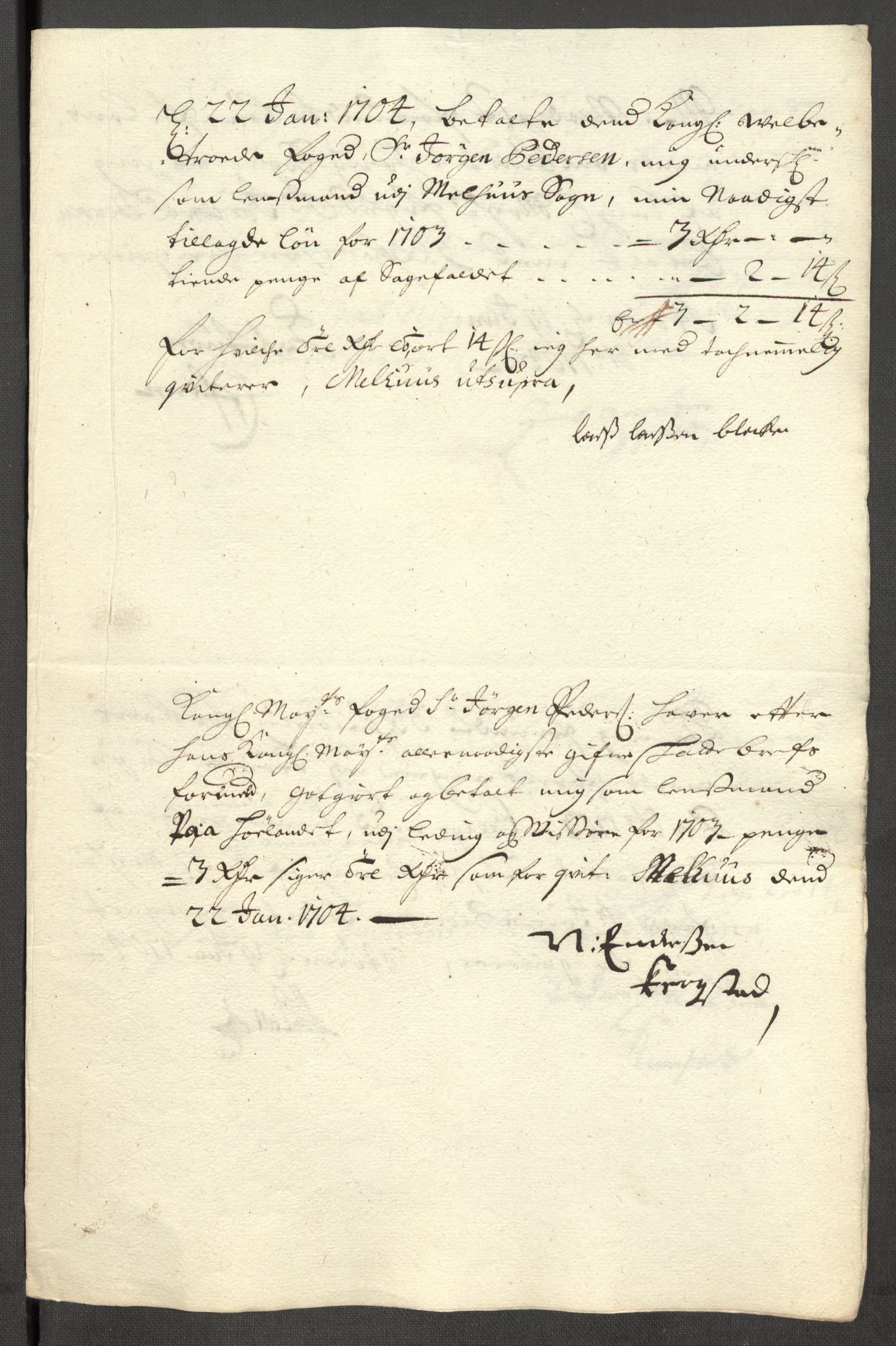 Rentekammeret inntil 1814, Reviderte regnskaper, Fogderegnskap, RA/EA-4092/R60/L3953: Fogderegnskap Orkdal og Gauldal, 1703, p. 375