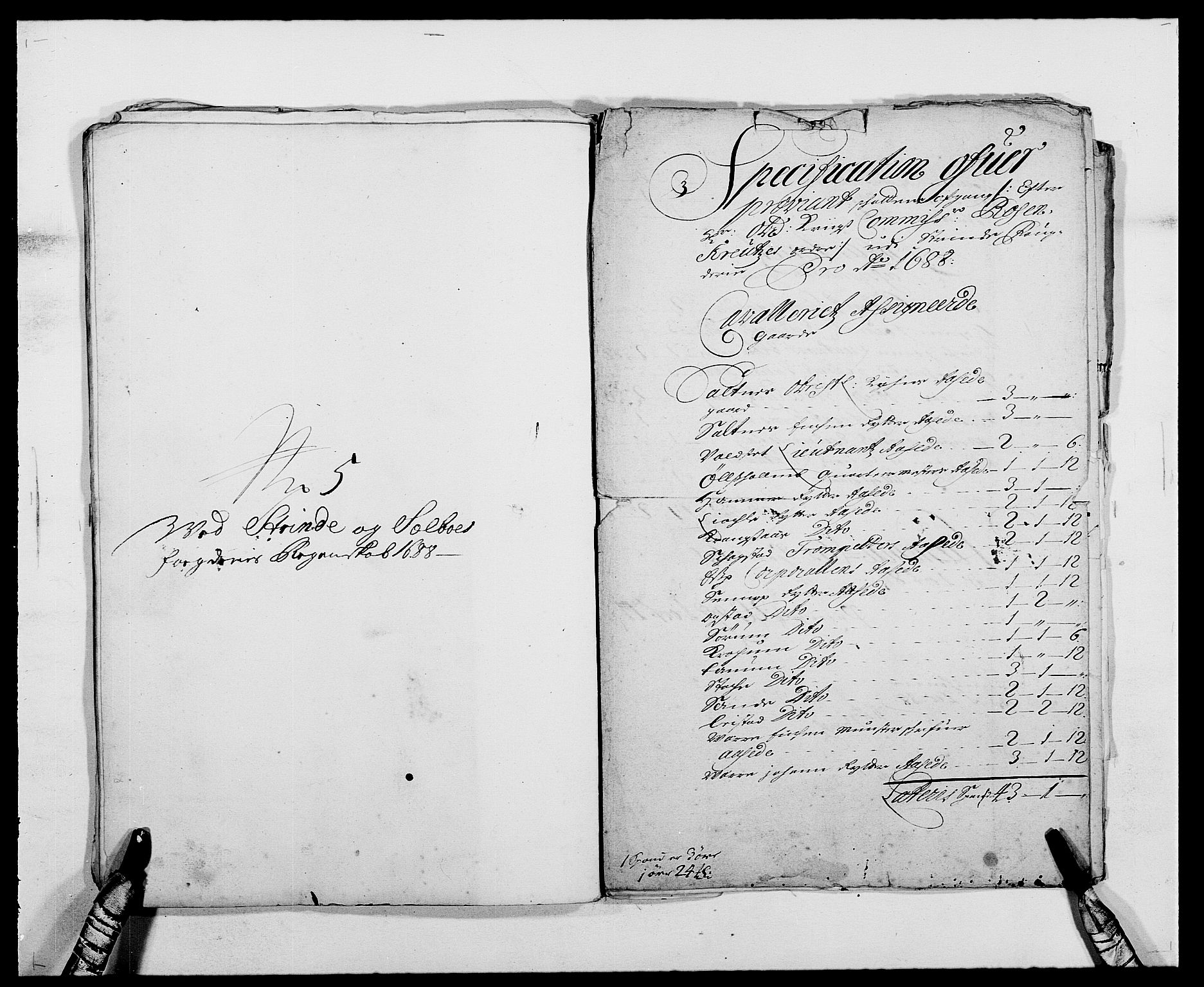 Rentekammeret inntil 1814, Reviderte regnskaper, Fogderegnskap, AV/RA-EA-4092/R61/L4101: Fogderegnskap Strinda og Selbu, 1687-1688, p. 262