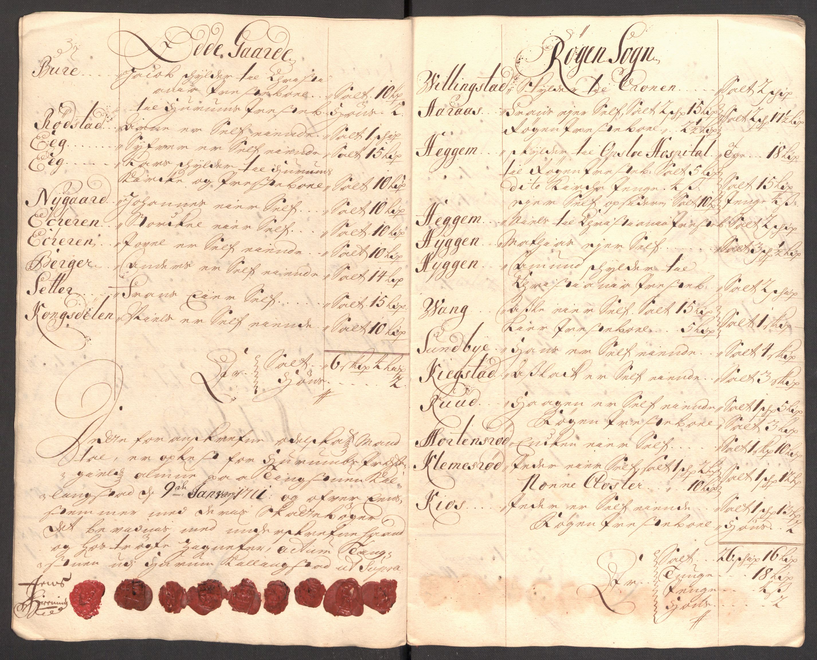 Rentekammeret inntil 1814, Reviderte regnskaper, Fogderegnskap, RA/EA-4092/R31/L1704: Fogderegnskap Hurum, Røyken, Eiker, Lier og Buskerud, 1710, p. 246