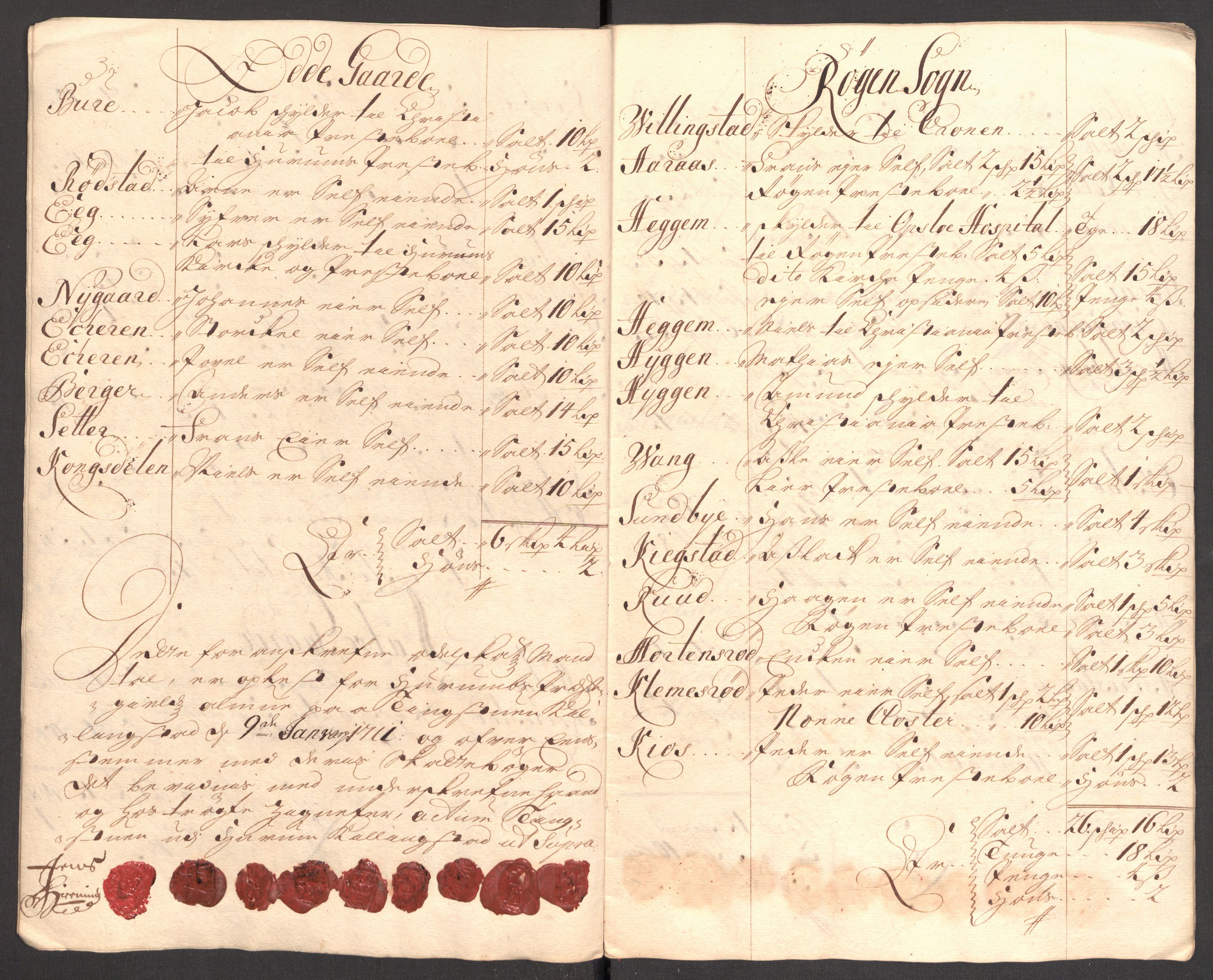 Rentekammeret inntil 1814, Reviderte regnskaper, Fogderegnskap, AV/RA-EA-4092/R31/L1704: Fogderegnskap Hurum, Røyken, Eiker, Lier og Buskerud, 1710, p. 246