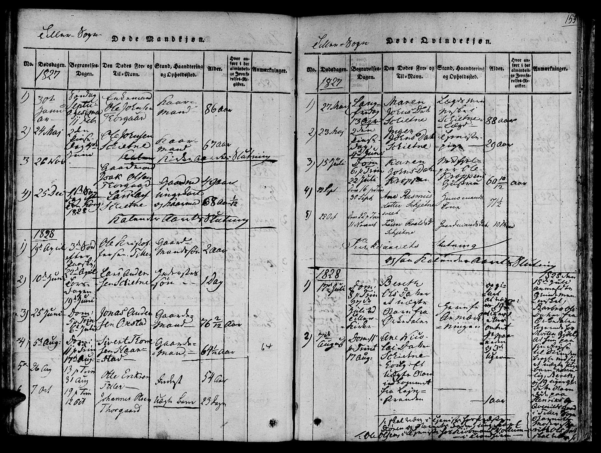 Ministerialprotokoller, klokkerbøker og fødselsregistre - Sør-Trøndelag, SAT/A-1456/618/L0440: Parish register (official) no. 618A04 /2, 1816-1843, p. 159