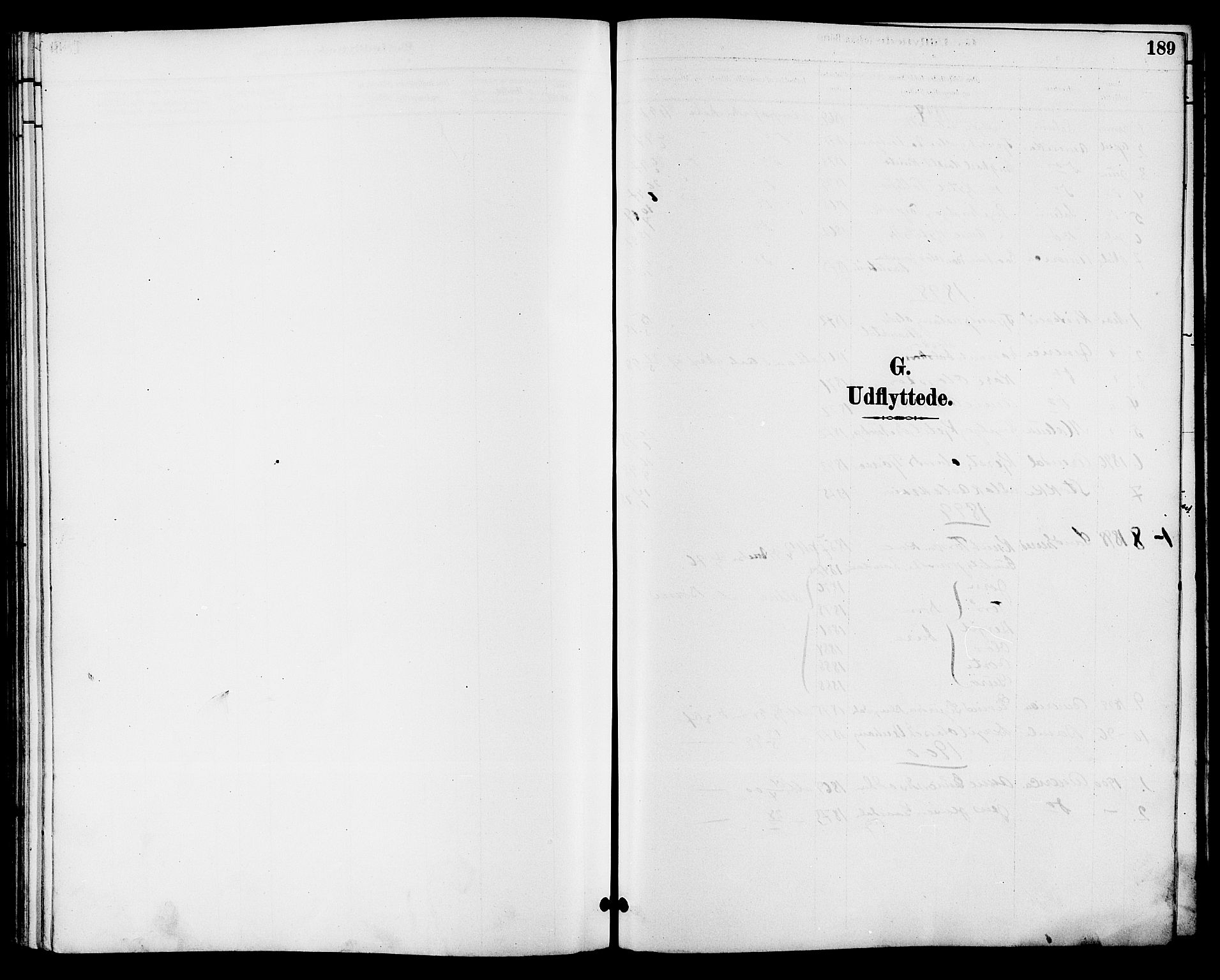 Seljord kirkebøker, SAKO/A-20/G/Ga/L0005: Parish register (copy) no. I 5, 1887-1914, p. 189