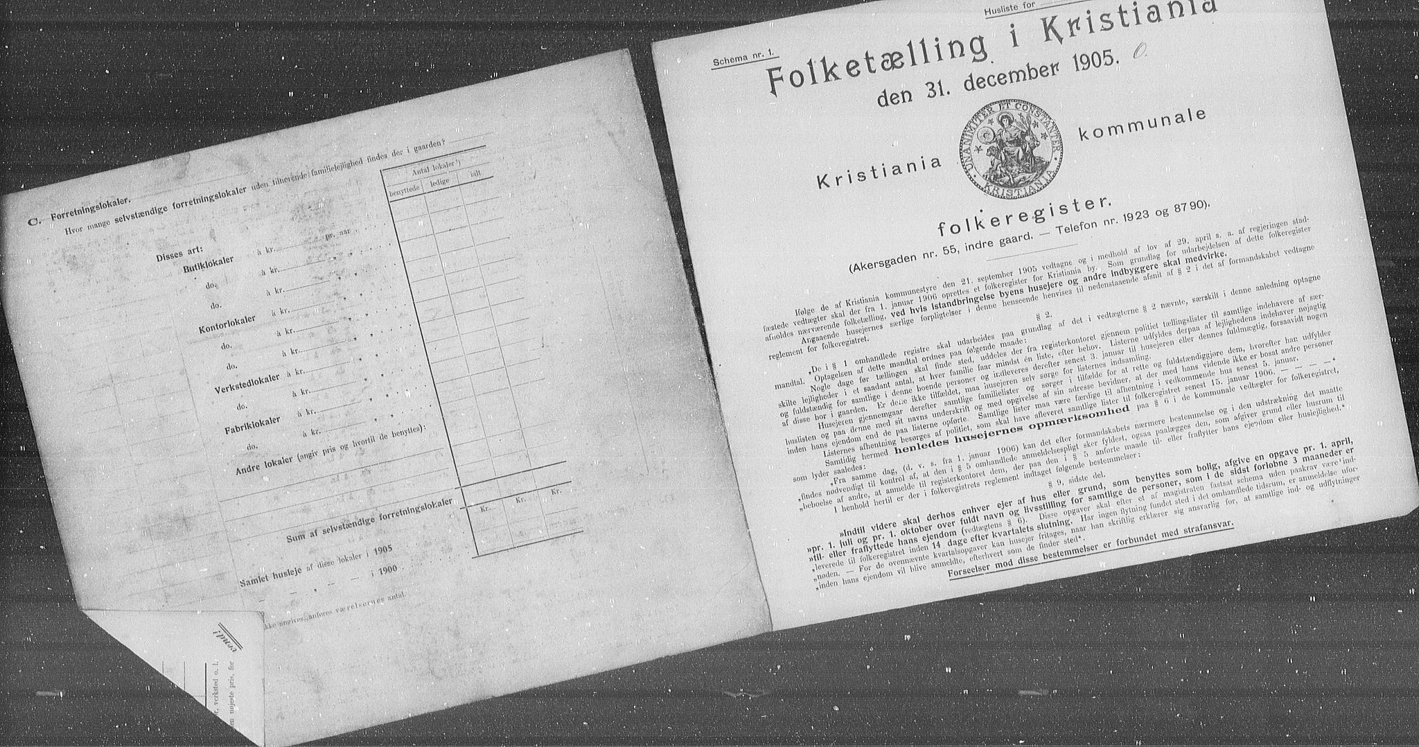 OBA, Municipal Census 1905 for Kristiania, 1905, p. 28186