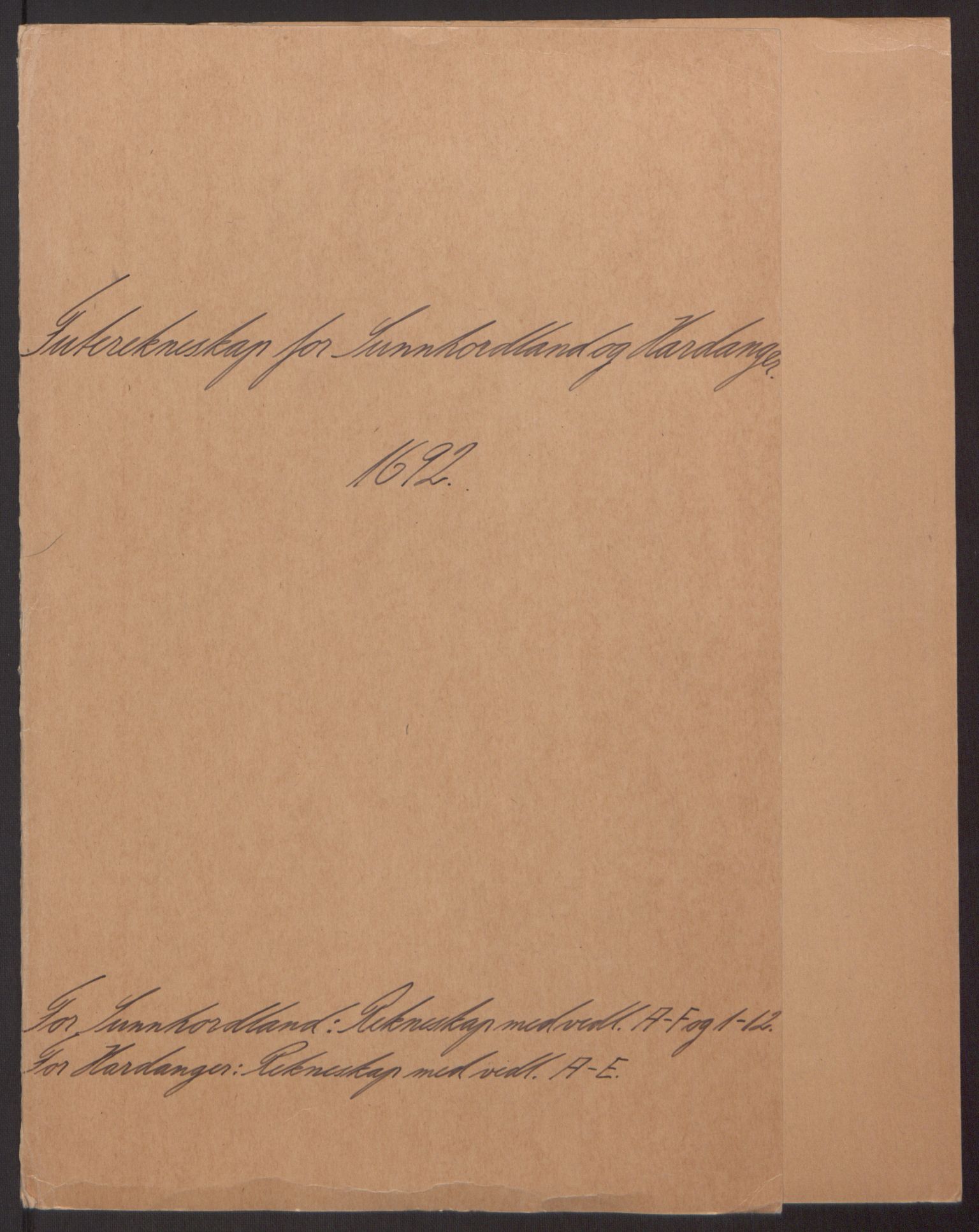 Rentekammeret inntil 1814, Reviderte regnskaper, Fogderegnskap, RA/EA-4092/R48/L2973: Fogderegnskap Sunnhordland og Hardanger, 1691-1692, p. 320