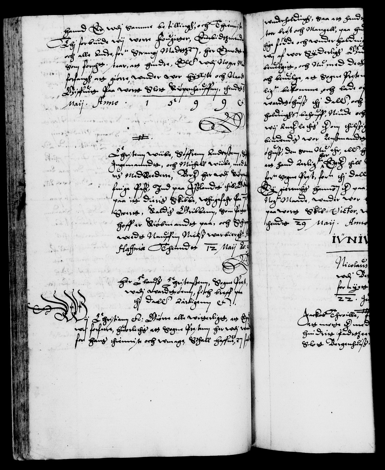 Danske Kanselli 1572-1799, AV/RA-EA-3023/F/Fc/Fca/Fcaa/L0003: Norske registre (mikrofilm), 1596-1616, p. 110b