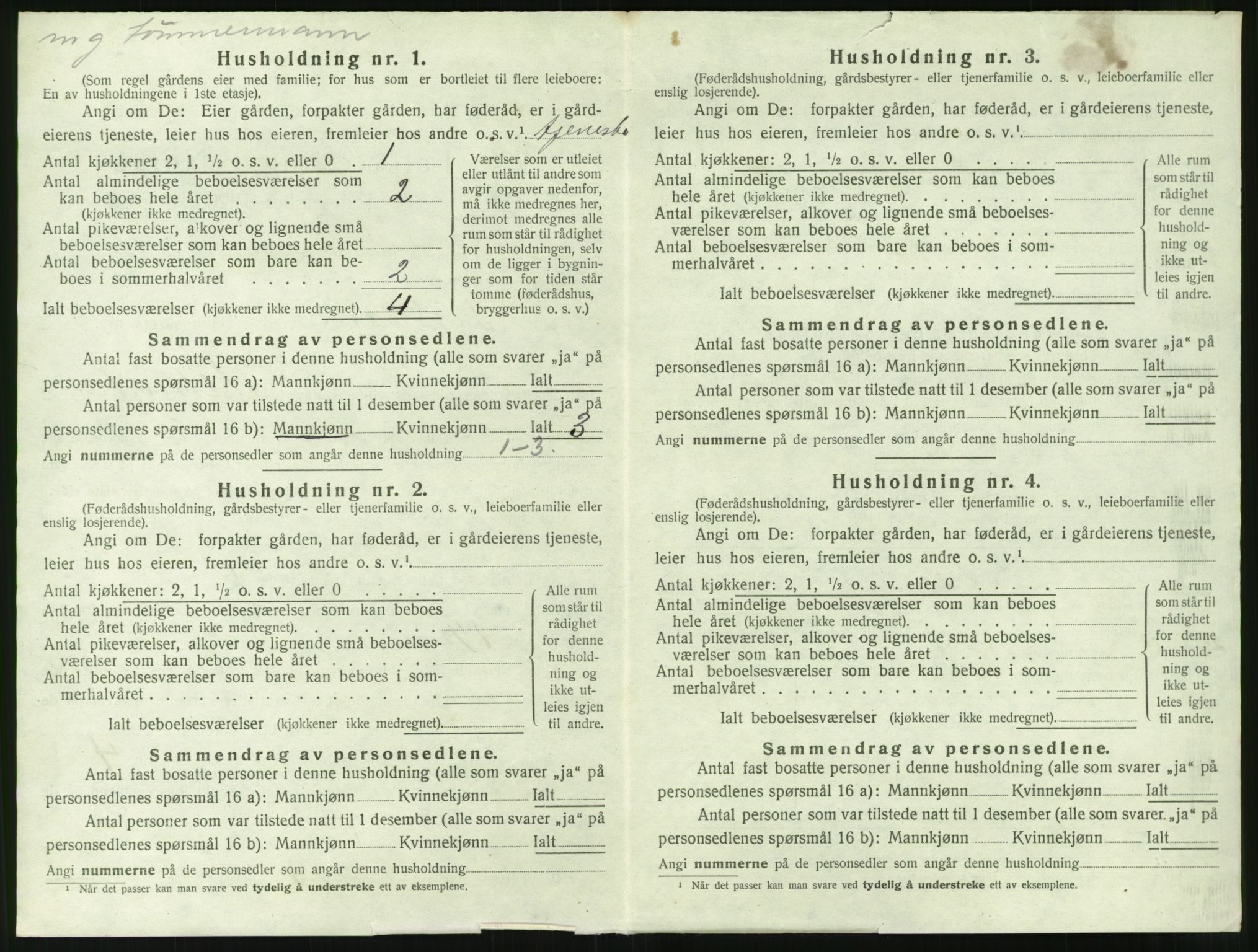 SAST, 1920 census for Tysvær, 1920, p. 839