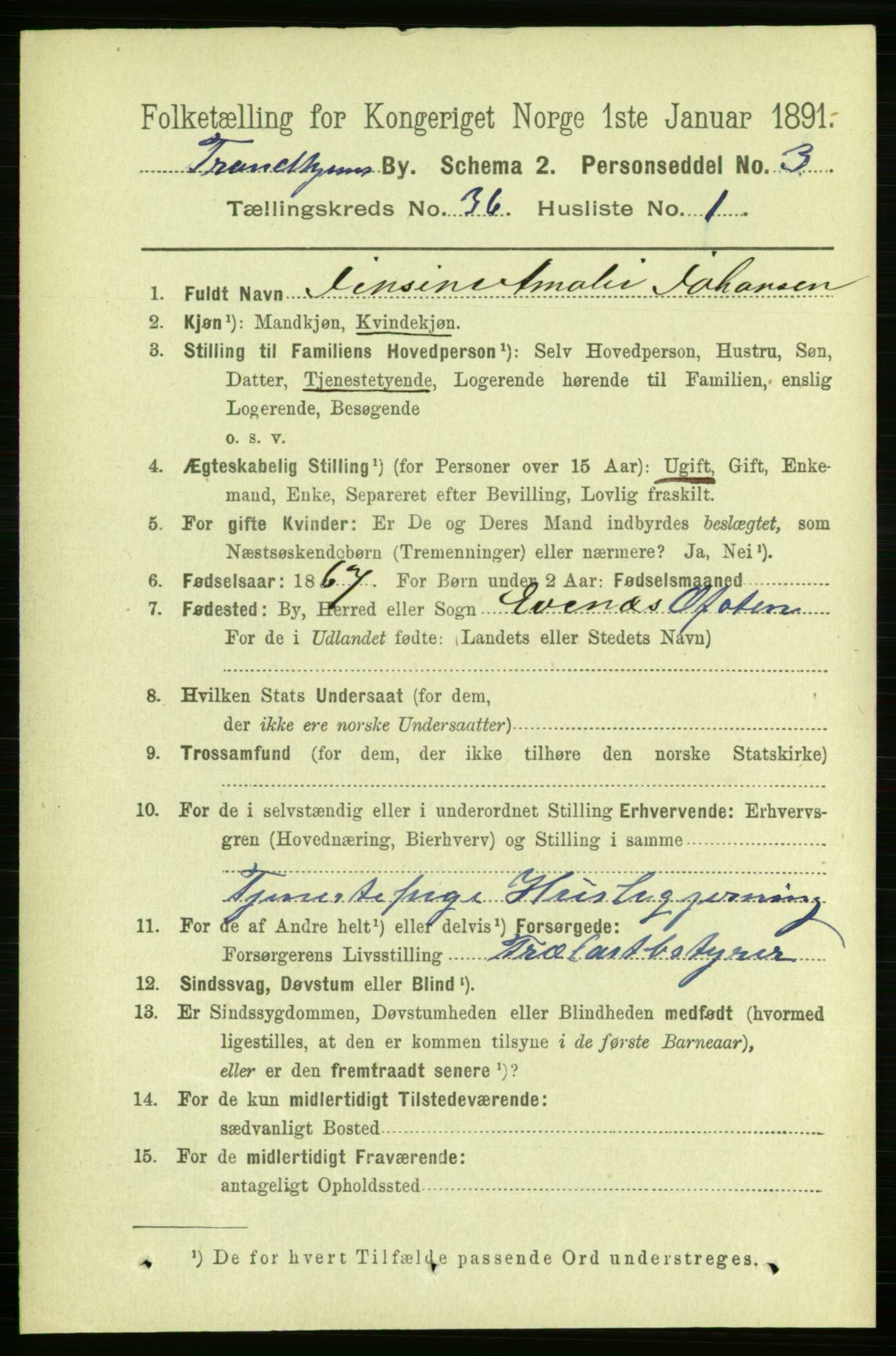 RA, 1891 census for 1601 Trondheim, 1891, p. 26933