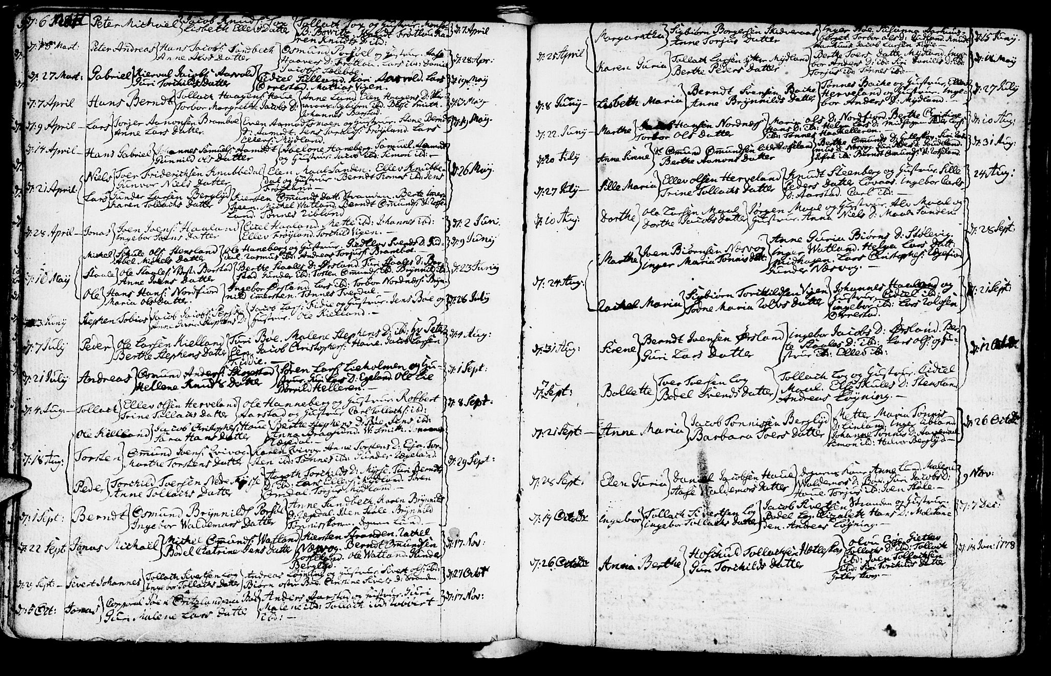 Sokndal sokneprestkontor, AV/SAST-A-101808: Parish register (official) no. A 4, 1762-1811