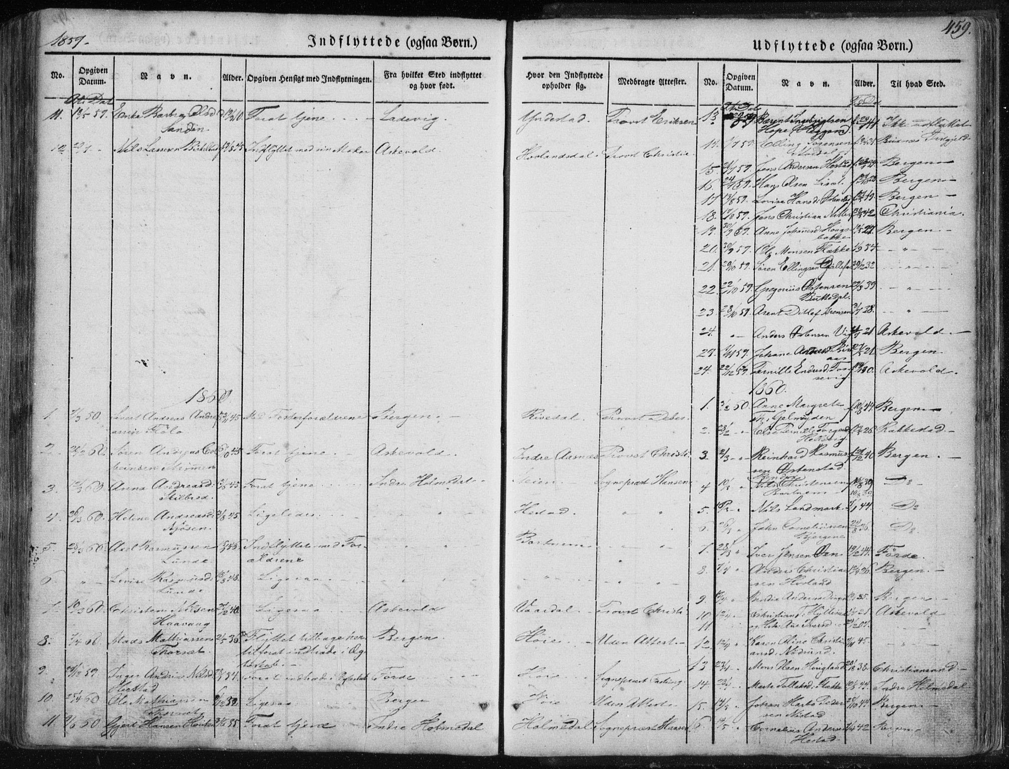 Fjaler sokneprestembete, AV/SAB-A-79801/H/Haa/Haaa/L0006: Parish register (official) no. A 6, 1835-1884, p. 459