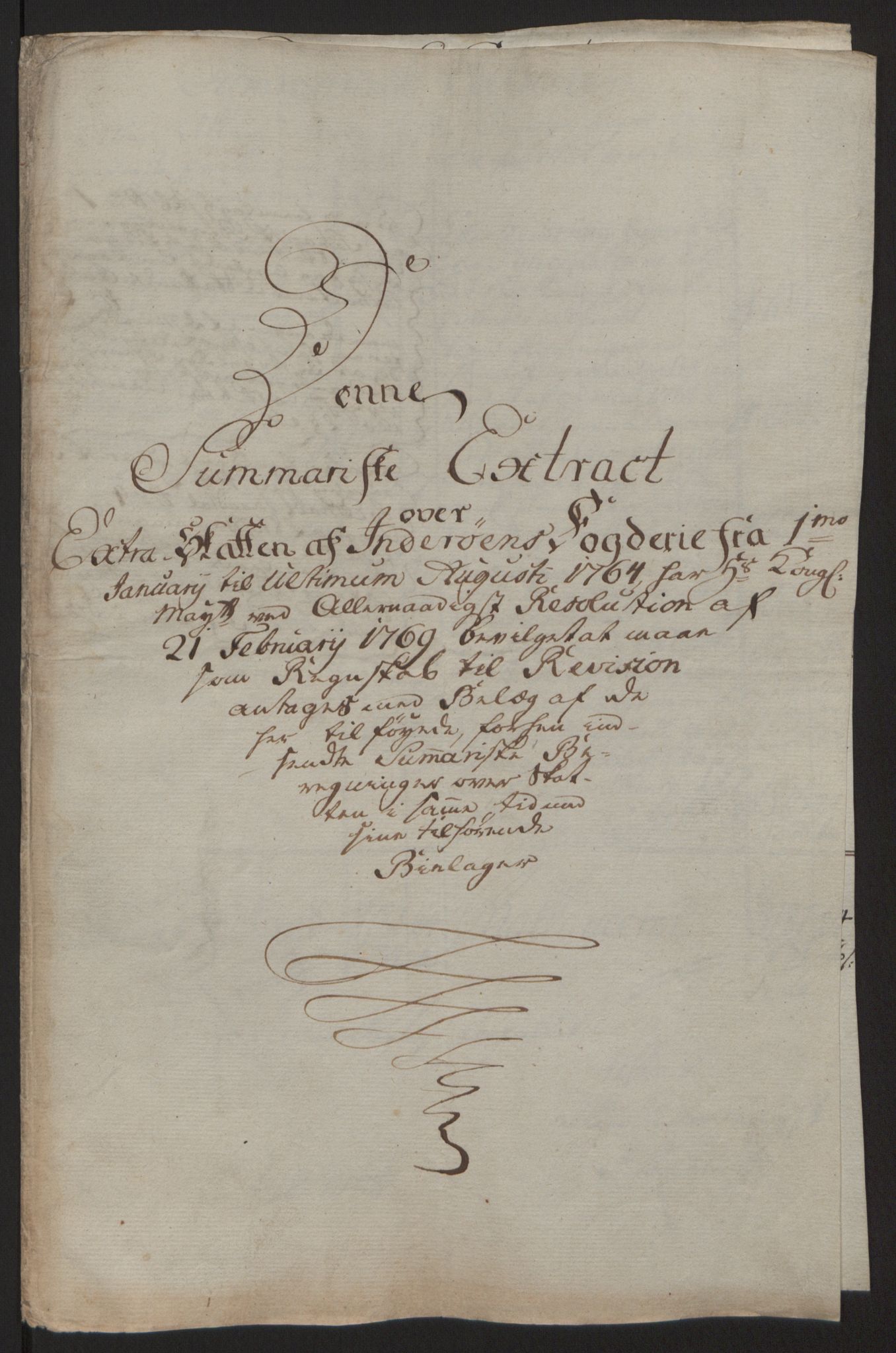 Rentekammeret inntil 1814, Reviderte regnskaper, Fogderegnskap, AV/RA-EA-4092/R63/L4420: Ekstraskatten Inderøy, 1762-1772, p. 90