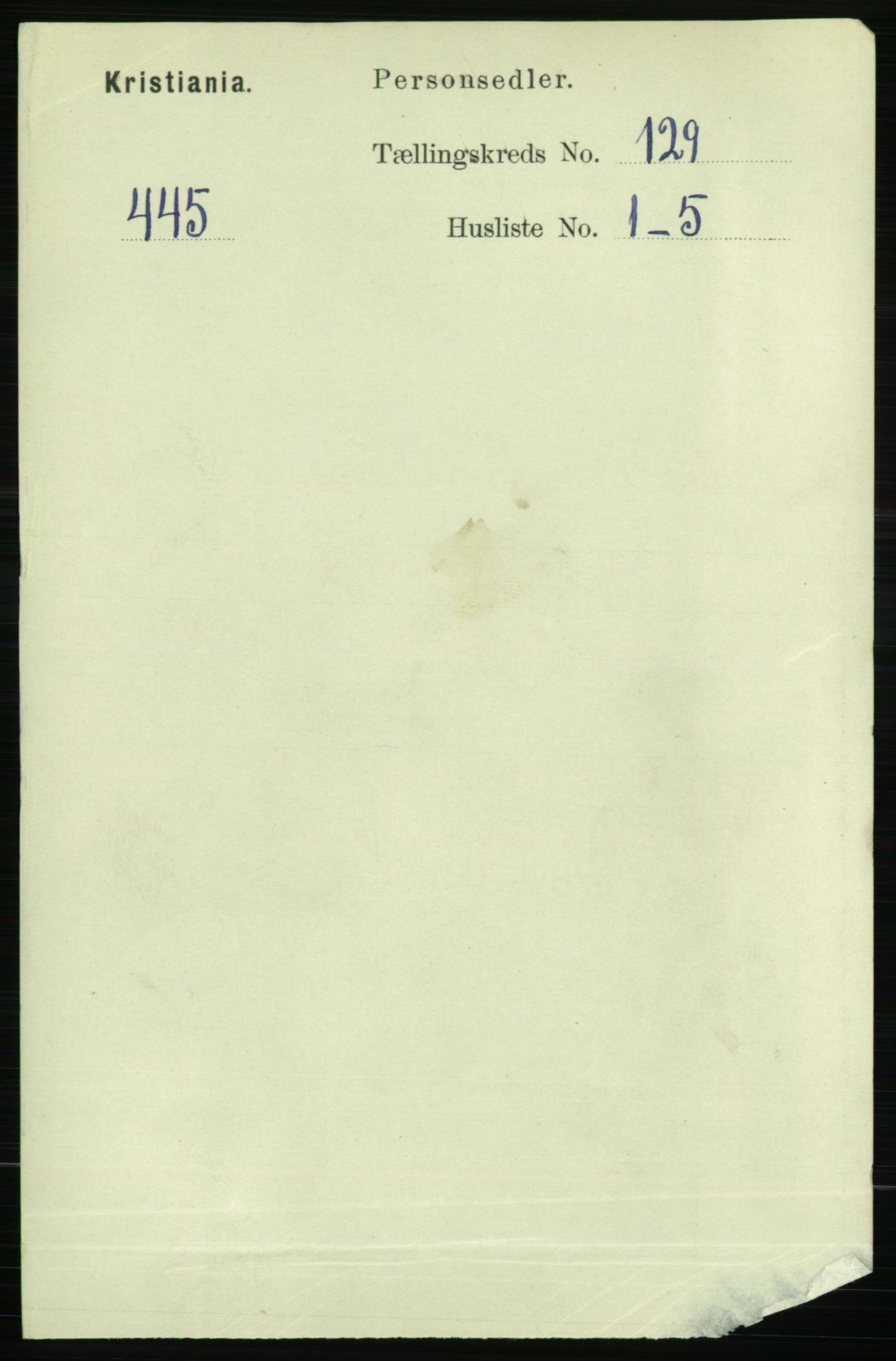 RA, 1891 census for 0301 Kristiania, 1891, p. 69234