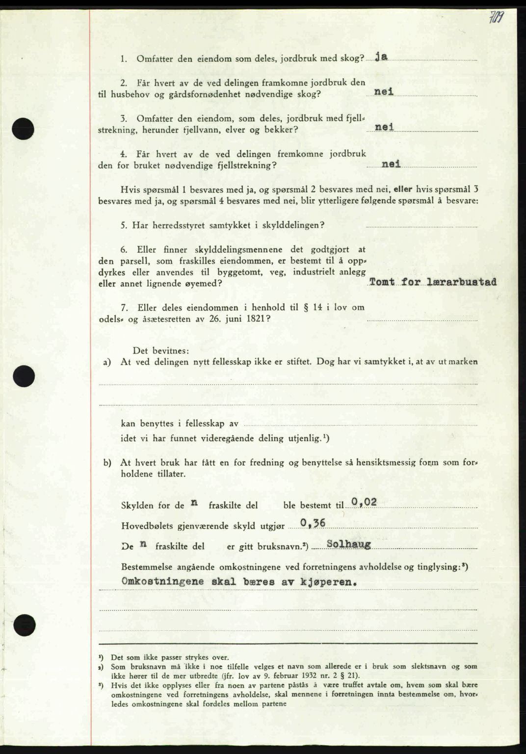 Nordmøre sorenskriveri, AV/SAT-A-4132/1/2/2Ca: Mortgage book no. A109, 1948-1948, Diary no: : 3020/1948