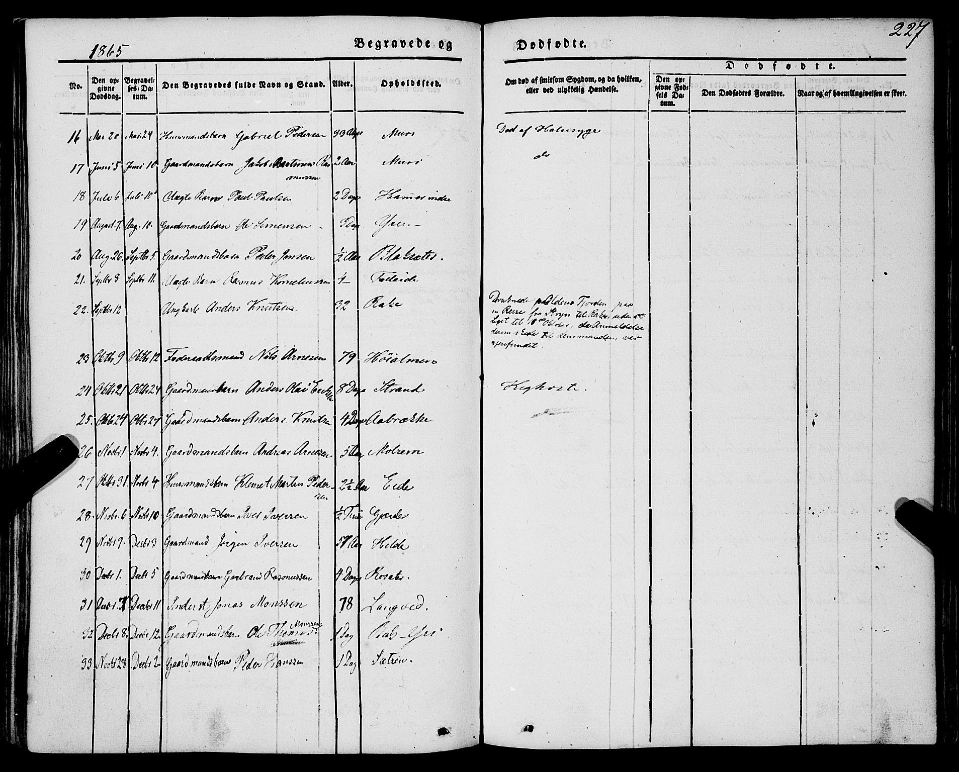 Innvik sokneprestembete, SAB/A-80501: Parish register (official) no. A 5, 1847-1865, p. 227