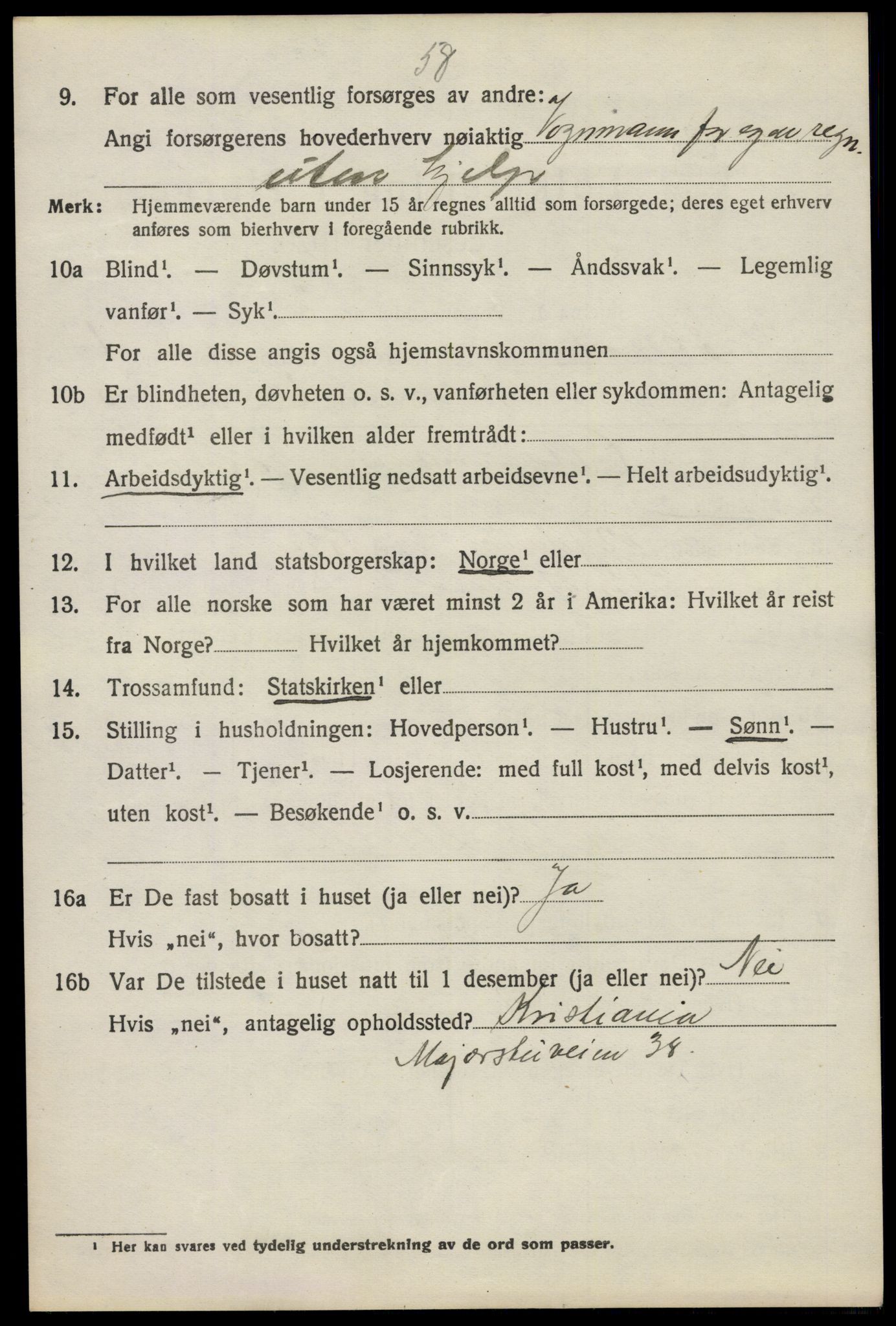 SAO, 1920 census for Kråkstad, 1920, p. 1604