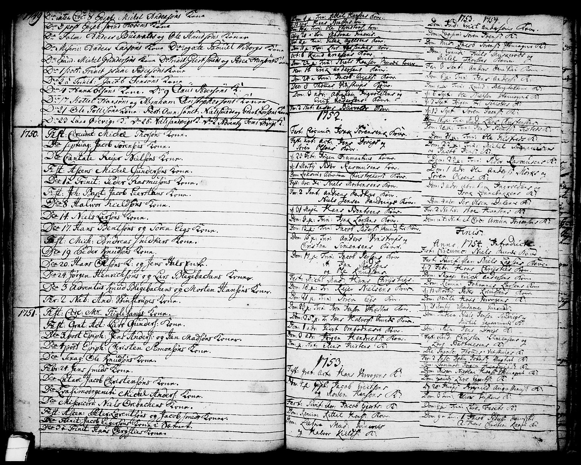 Brevik kirkebøker, SAKO/A-255/F/Fa/L0002: Parish register (official) no. 2, 1720-1764, p. 47b