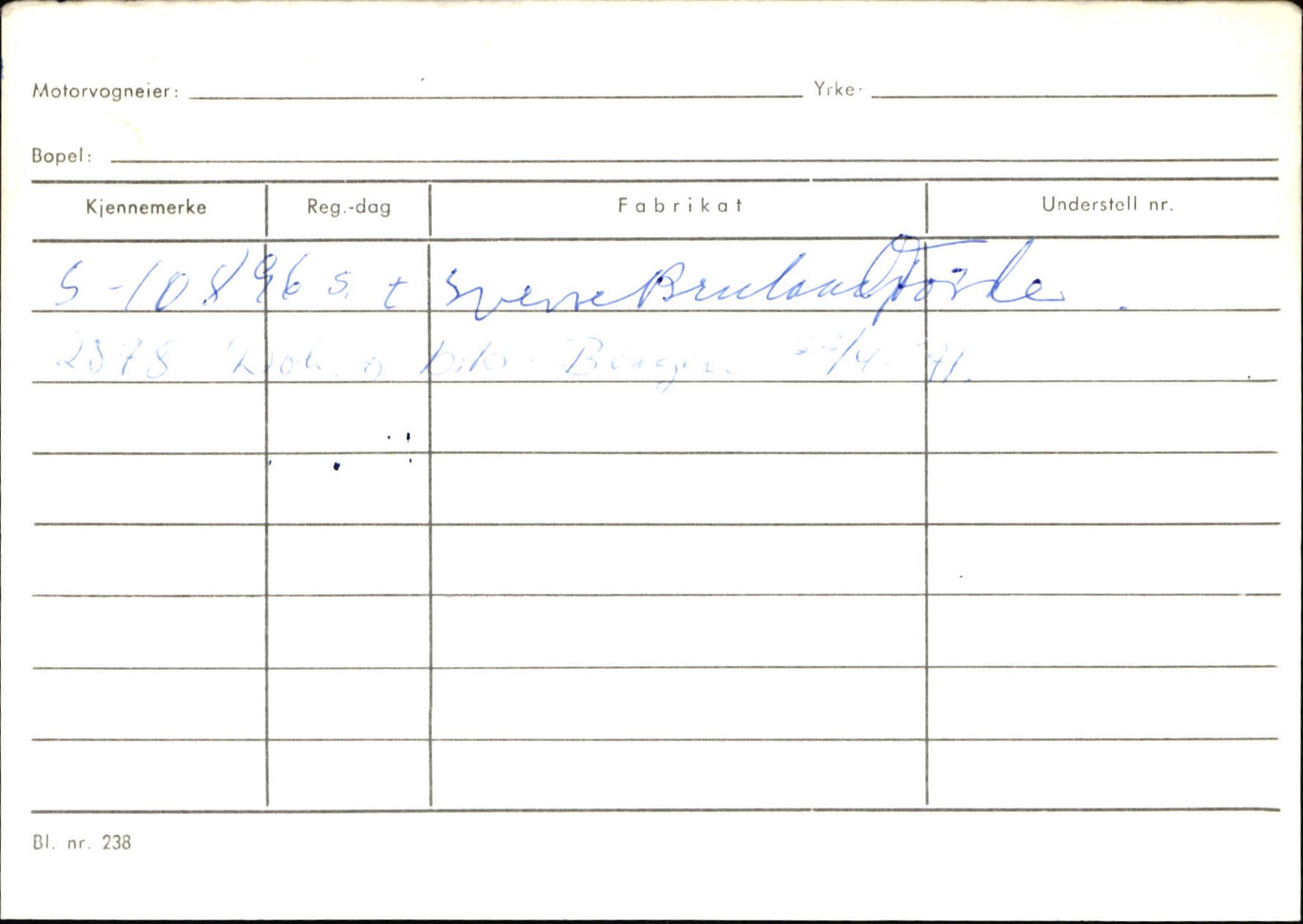 Statens vegvesen, Sogn og Fjordane vegkontor, AV/SAB-A-5301/4/F/L0132: Eigarregister Askvoll A-Å. Balestrand A-Å, 1945-1975, p. 342