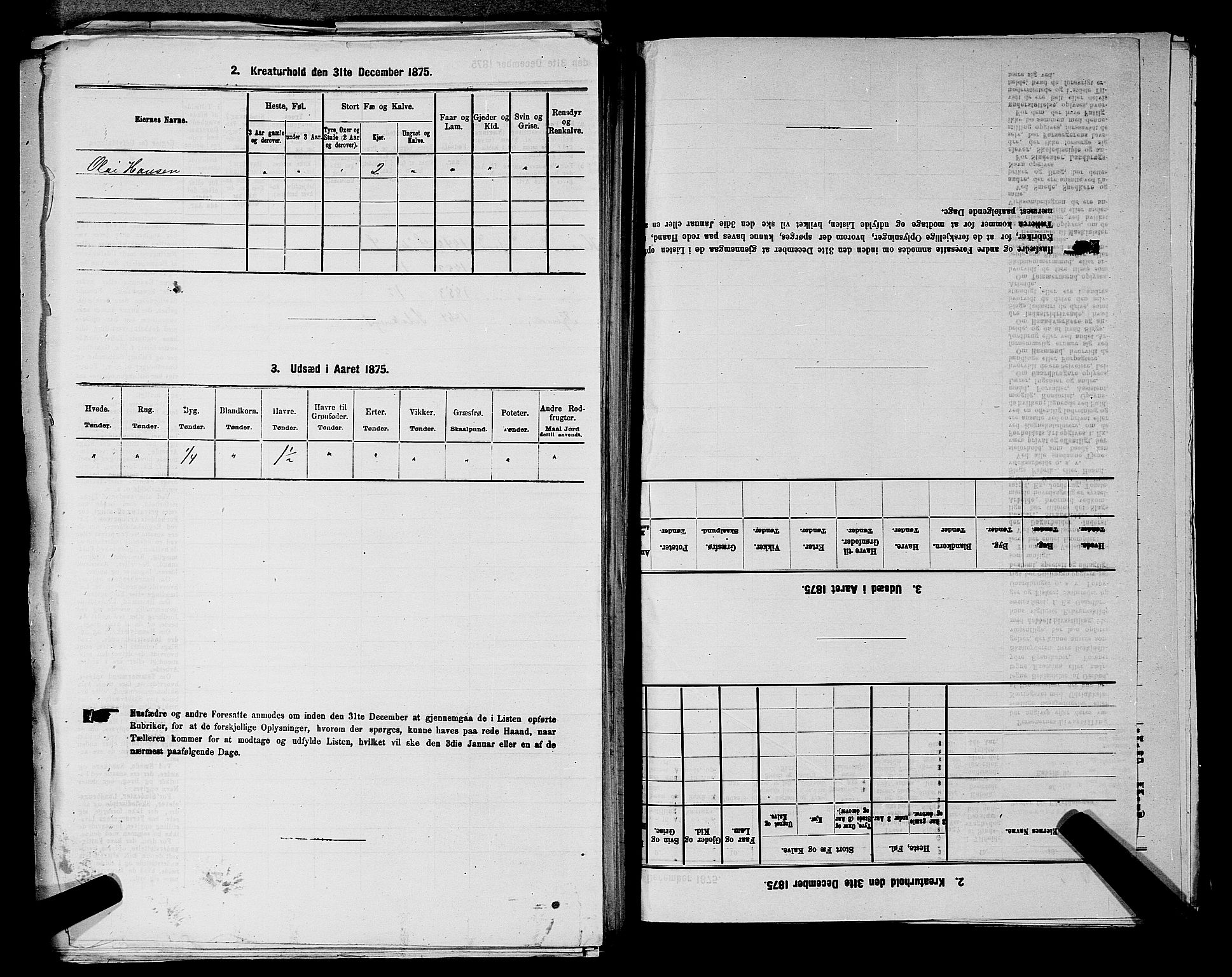 RA, 1875 census for 0221P Høland, 1875, p. 2133