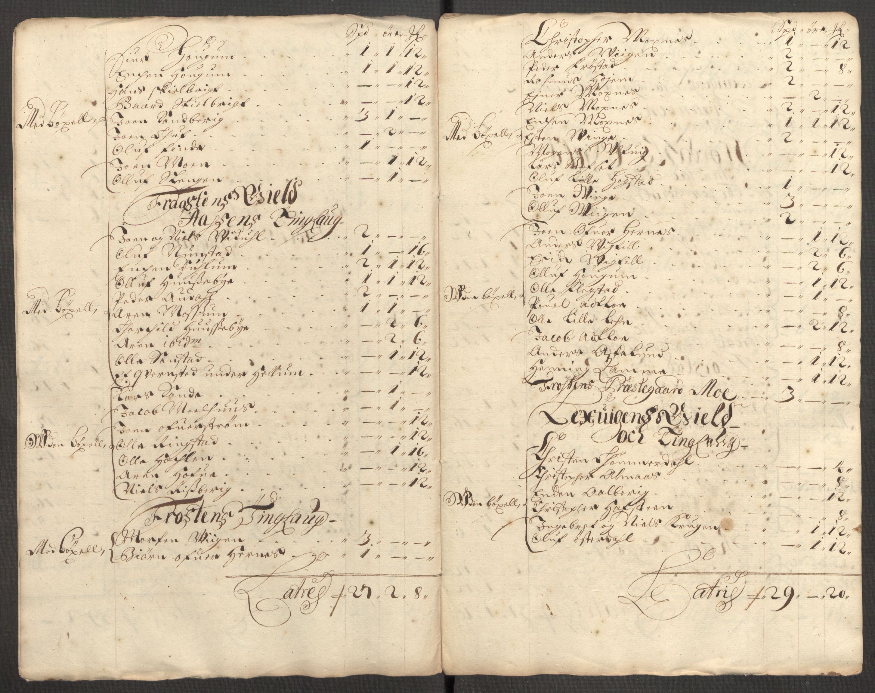 Rentekammeret inntil 1814, Reviderte regnskaper, Fogderegnskap, RA/EA-4092/R62/L4192: Fogderegnskap Stjørdal og Verdal, 1700, p. 133