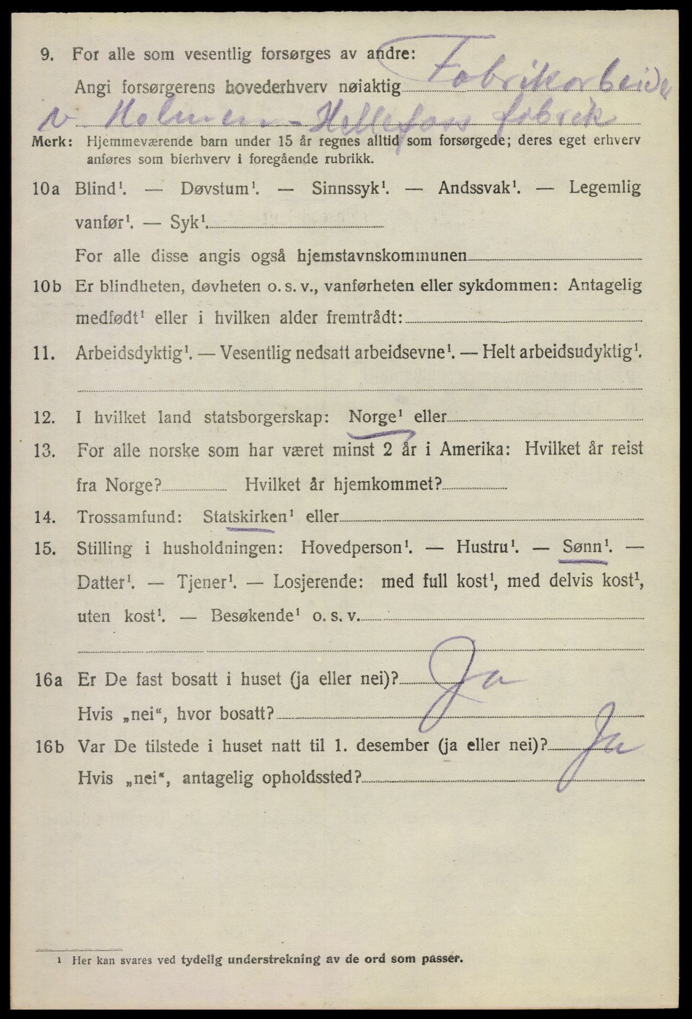 SAKO, 1920 census for Øvre Eiker, 1920, p. 13647