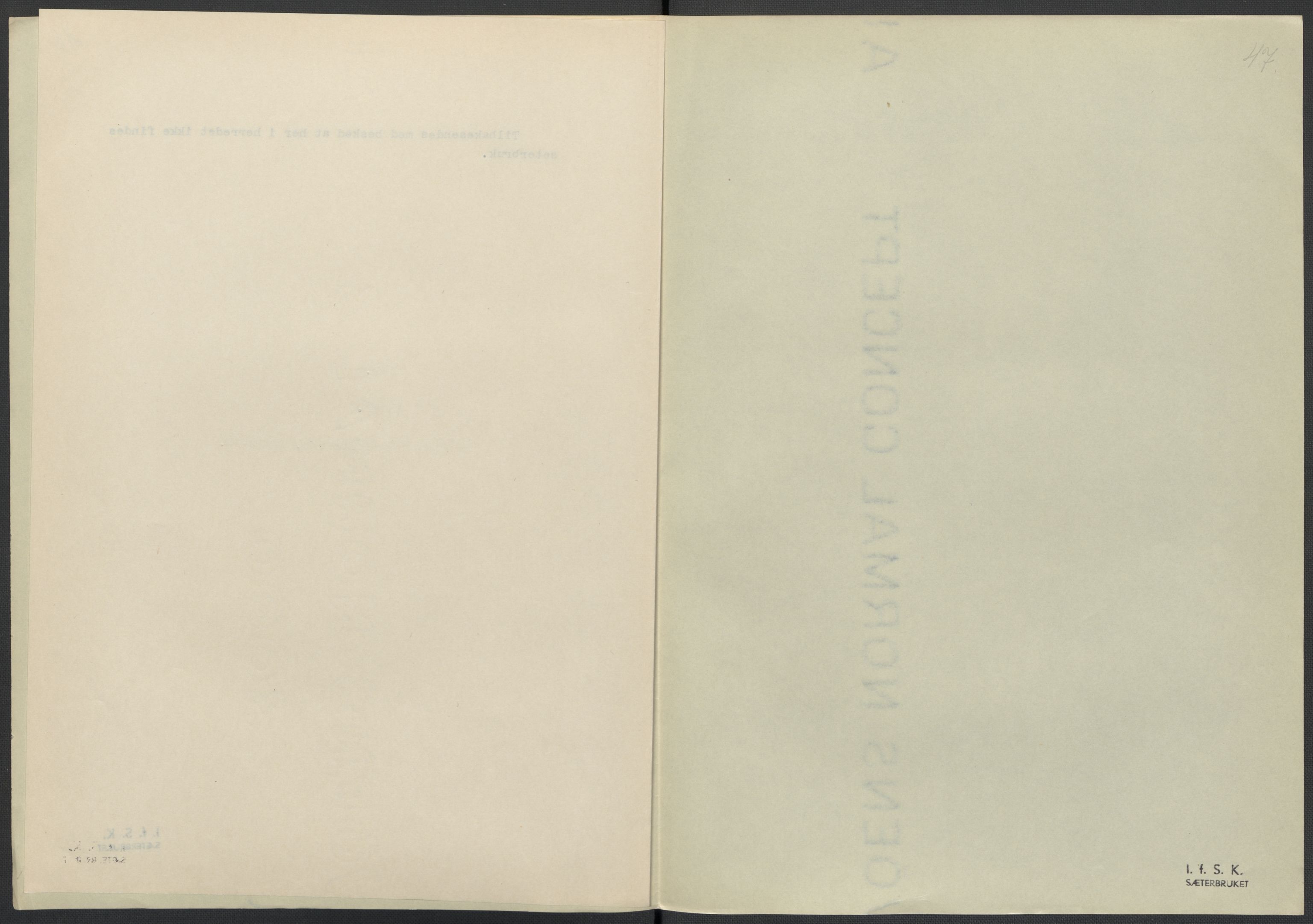 Instituttet for sammenlignende kulturforskning, AV/RA-PA-0424/F/Fc/L0016/0002: Eske B16: / Nordland (perm XLVII), 1932-1936, p. 47