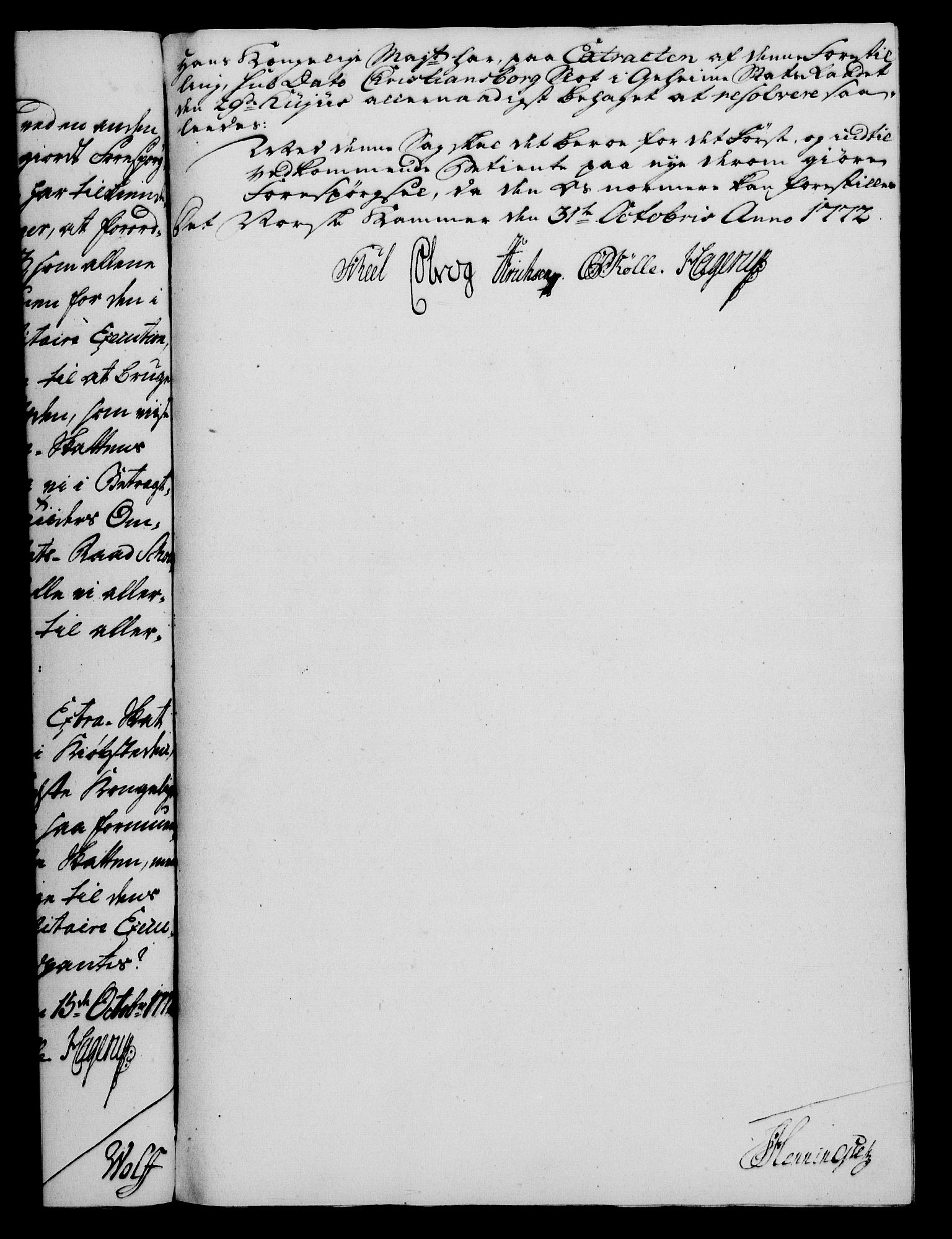 Rentekammeret, Kammerkanselliet, AV/RA-EA-3111/G/Gf/Gfa/L0054: Norsk relasjons- og resolusjonsprotokoll (merket RK 52.54), 1771-1772, p. 788