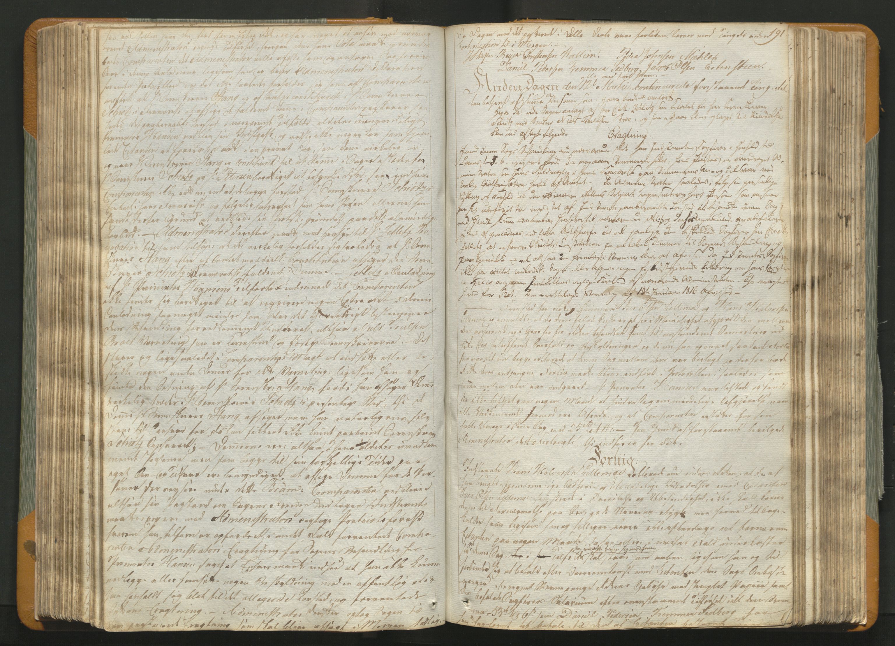 Karmsund sorenskriveri, AV/SAST-A-100311/01/I/IA/IAB/L0001: TINGBOK, 1810-1822, p. 190b-191a
