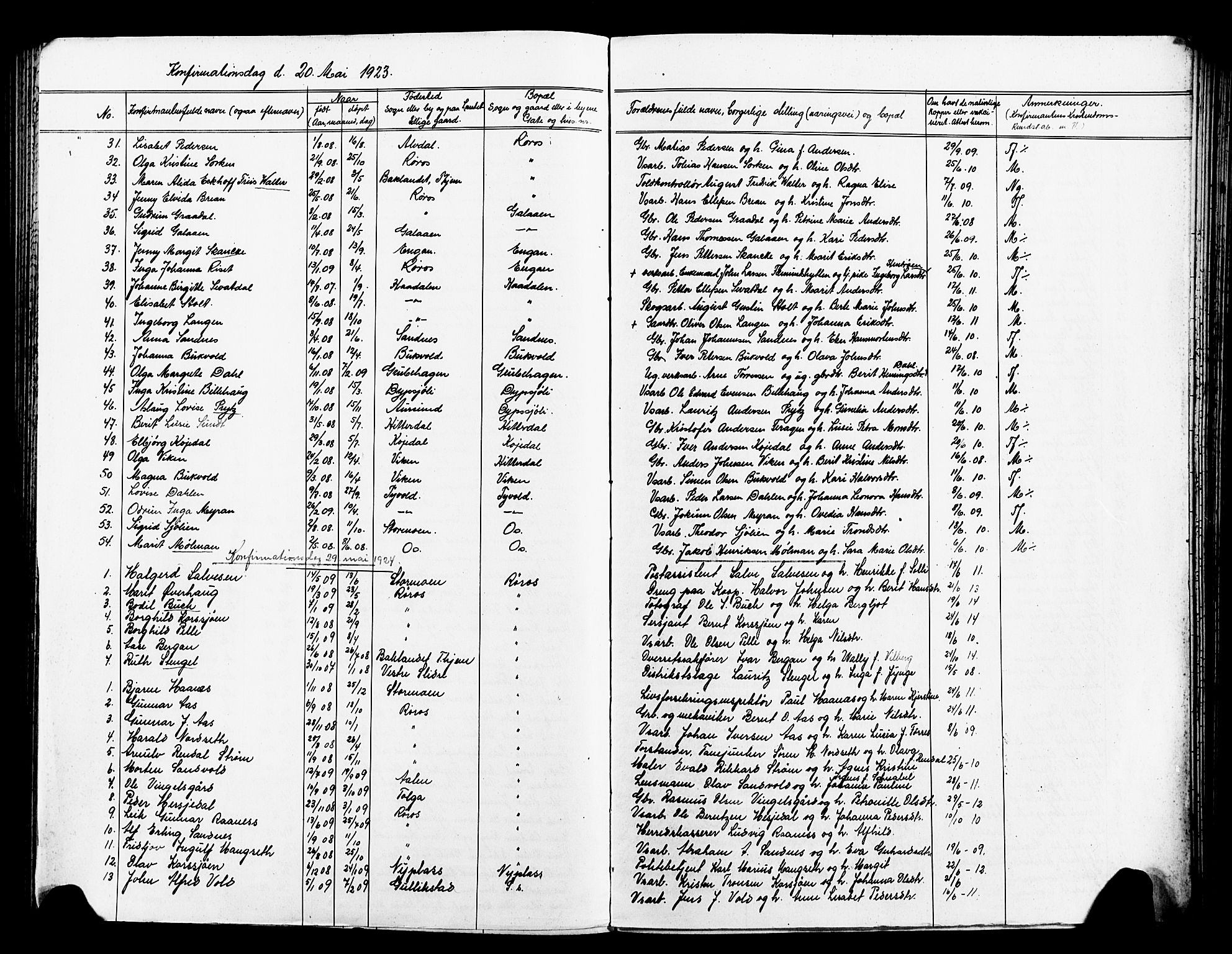 Ministerialprotokoller, klokkerbøker og fødselsregistre - Sør-Trøndelag, SAT/A-1456/681/L0942: Parish register (copy) no. 681C06, 1906-1925, p. 214c