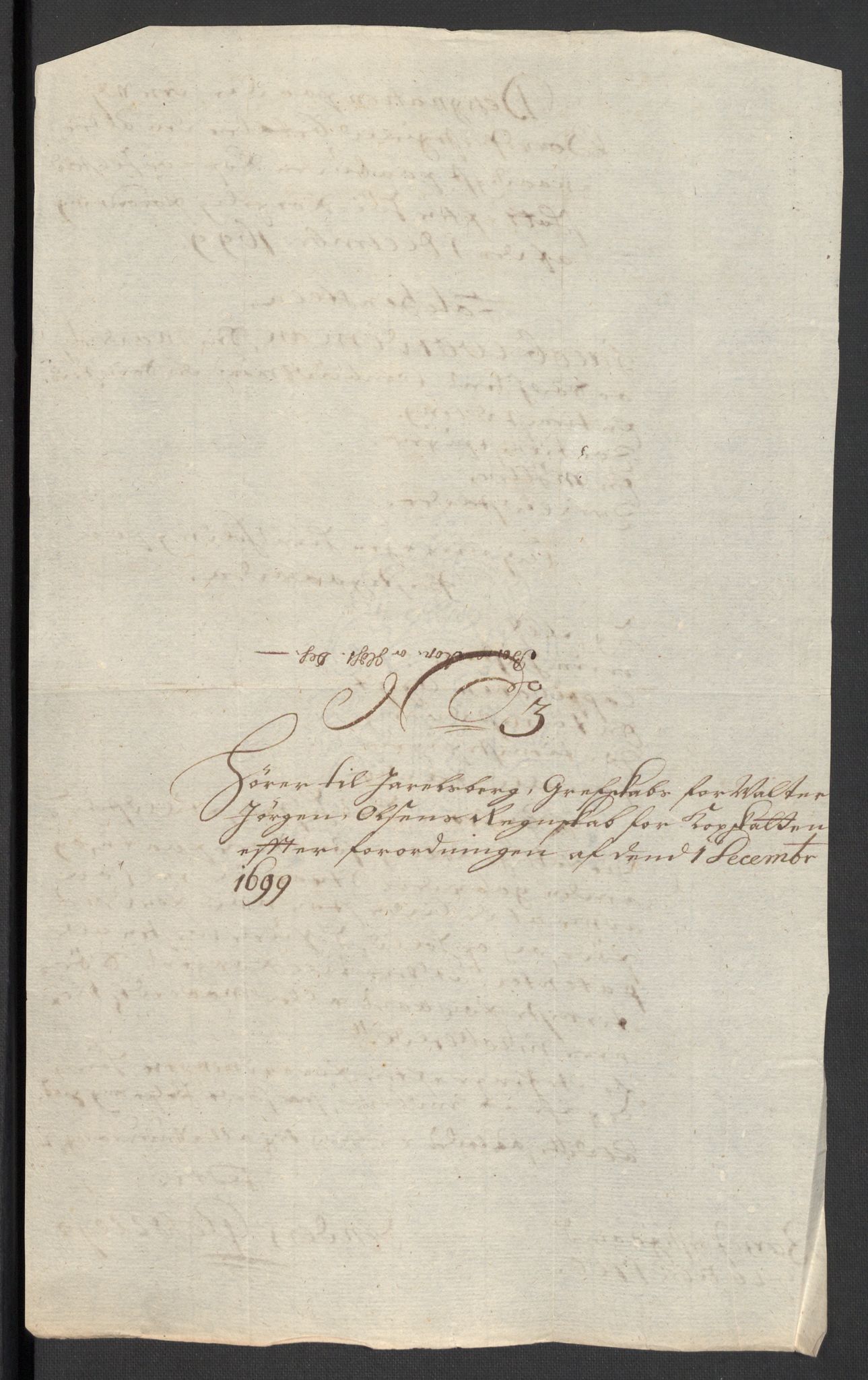 Rentekammeret inntil 1814, Reviderte regnskaper, Fogderegnskap, AV/RA-EA-4092/R32/L1869: Fogderegnskap Jarlsberg grevskap, 1700-1701, p. 131