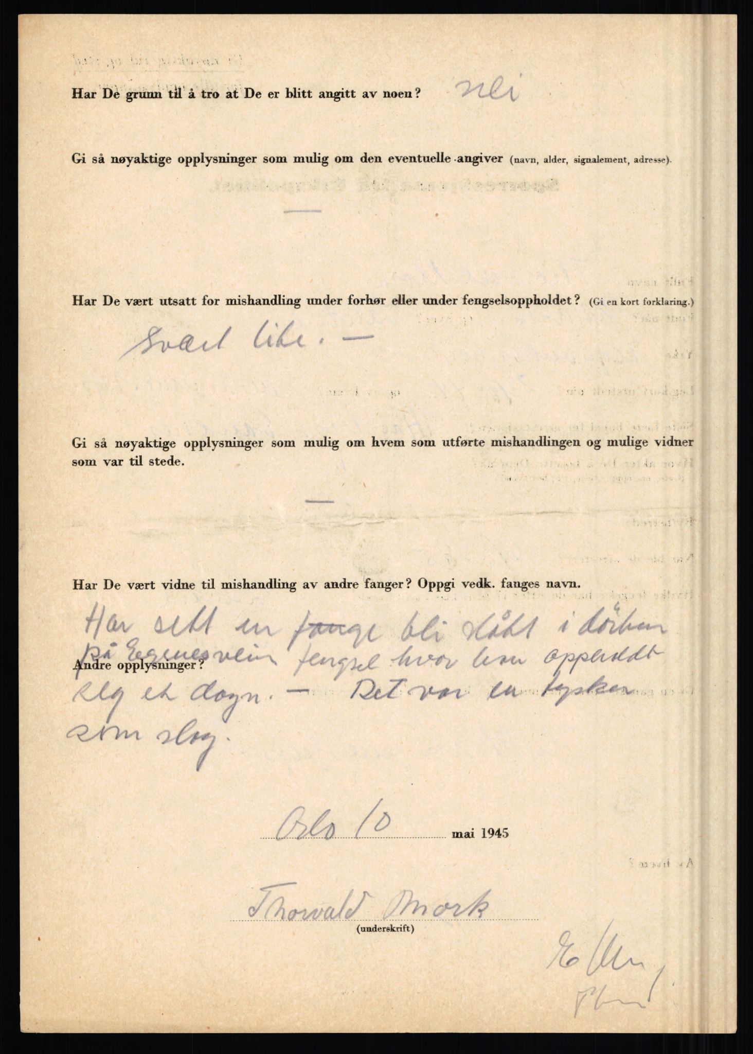 Rikspolitisjefen, AV/RA-S-1560/L/L0012: Mogensen, Øivind - Noraas, Lars, 1940-1945, p. 92