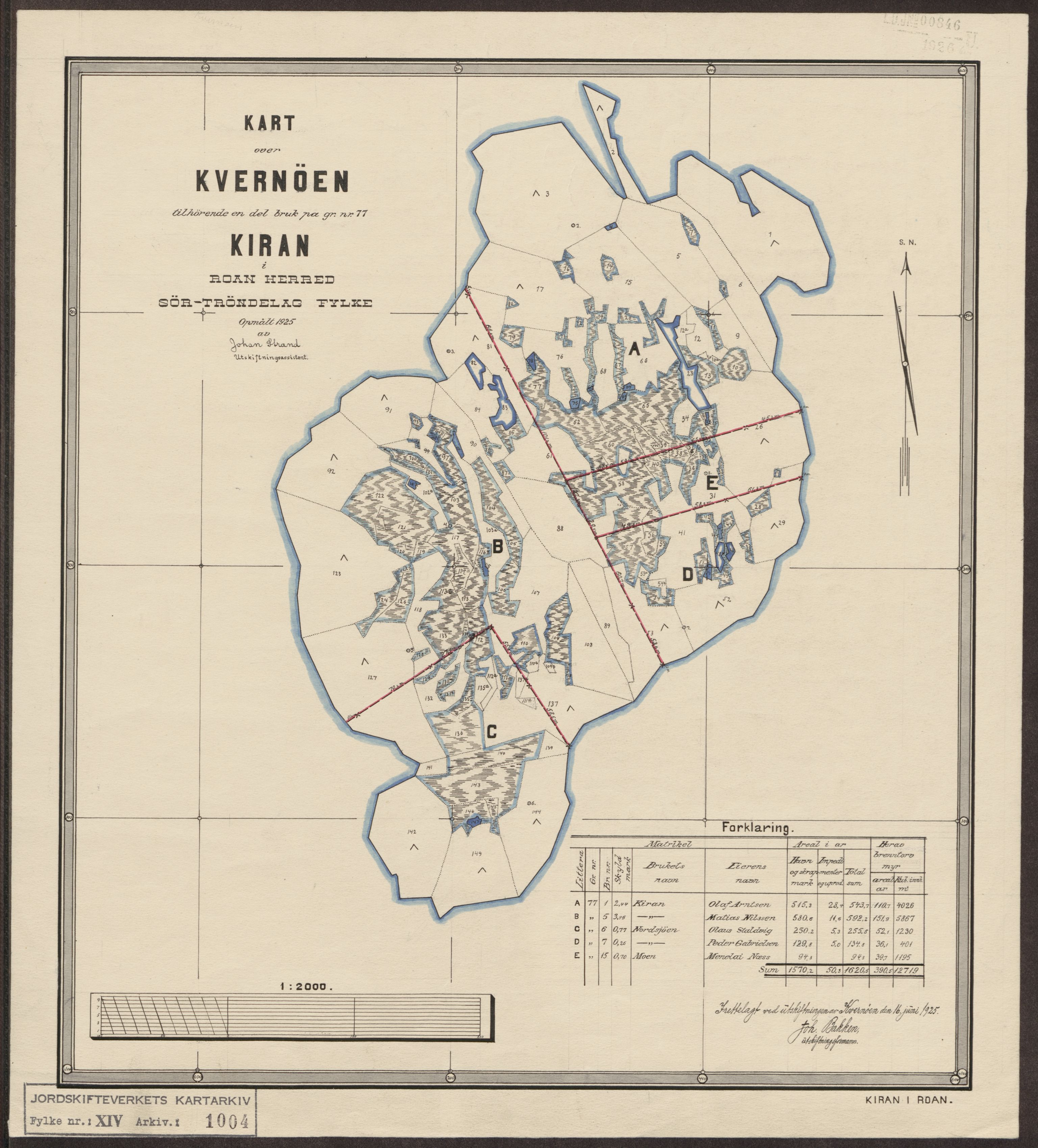 Jordskifteverkets kartarkiv, RA/S-3929/T, 1859-1988, p. 1597