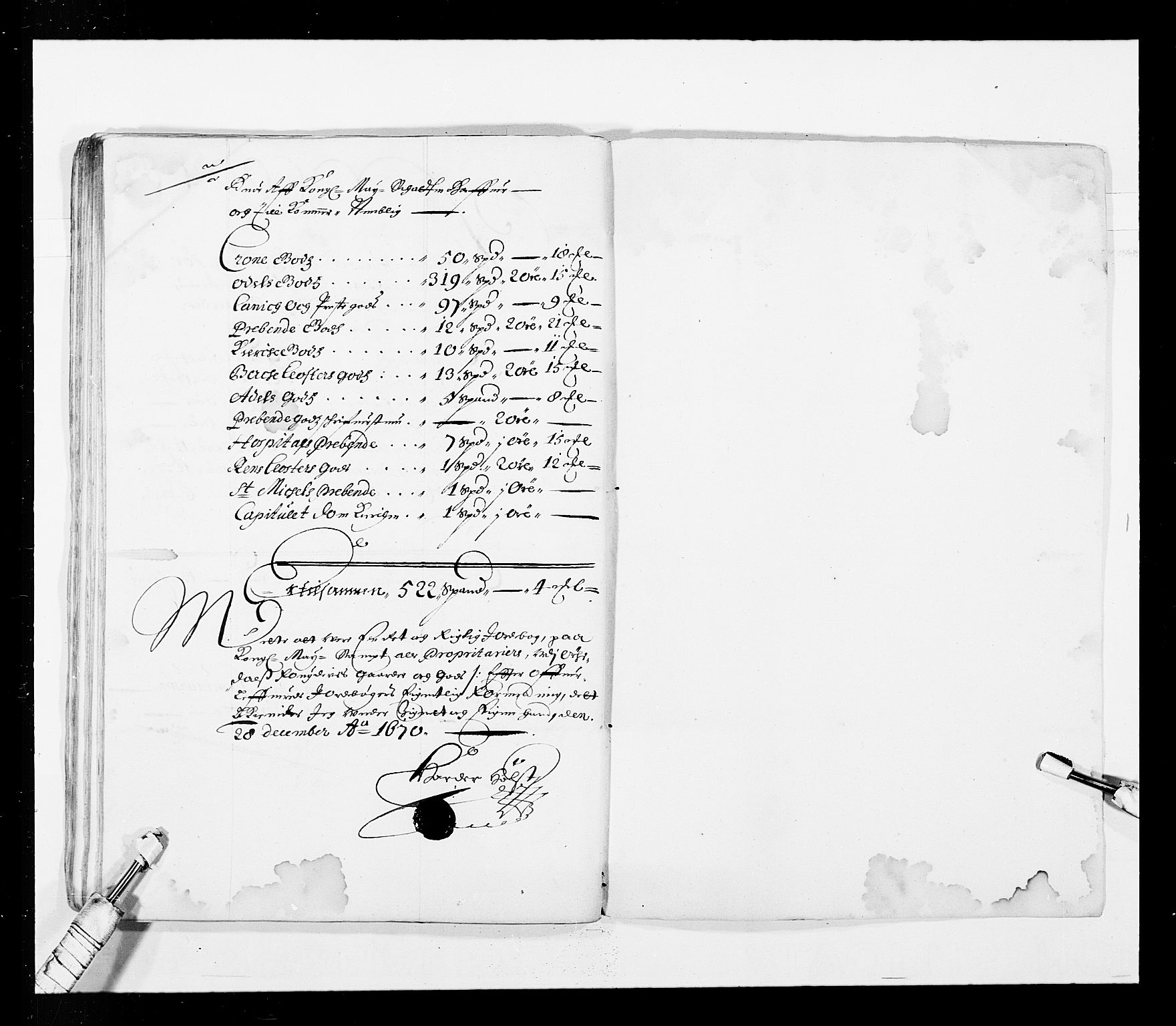 Stattholderembetet 1572-1771, RA/EA-2870/Ek/L0033b/0001: Jordebøker 1662-1720: / Matrikler for Strinda, Selbu, Orkdal, Stjørdal, Gauldal og Fosen, 1670-1671, p. 136