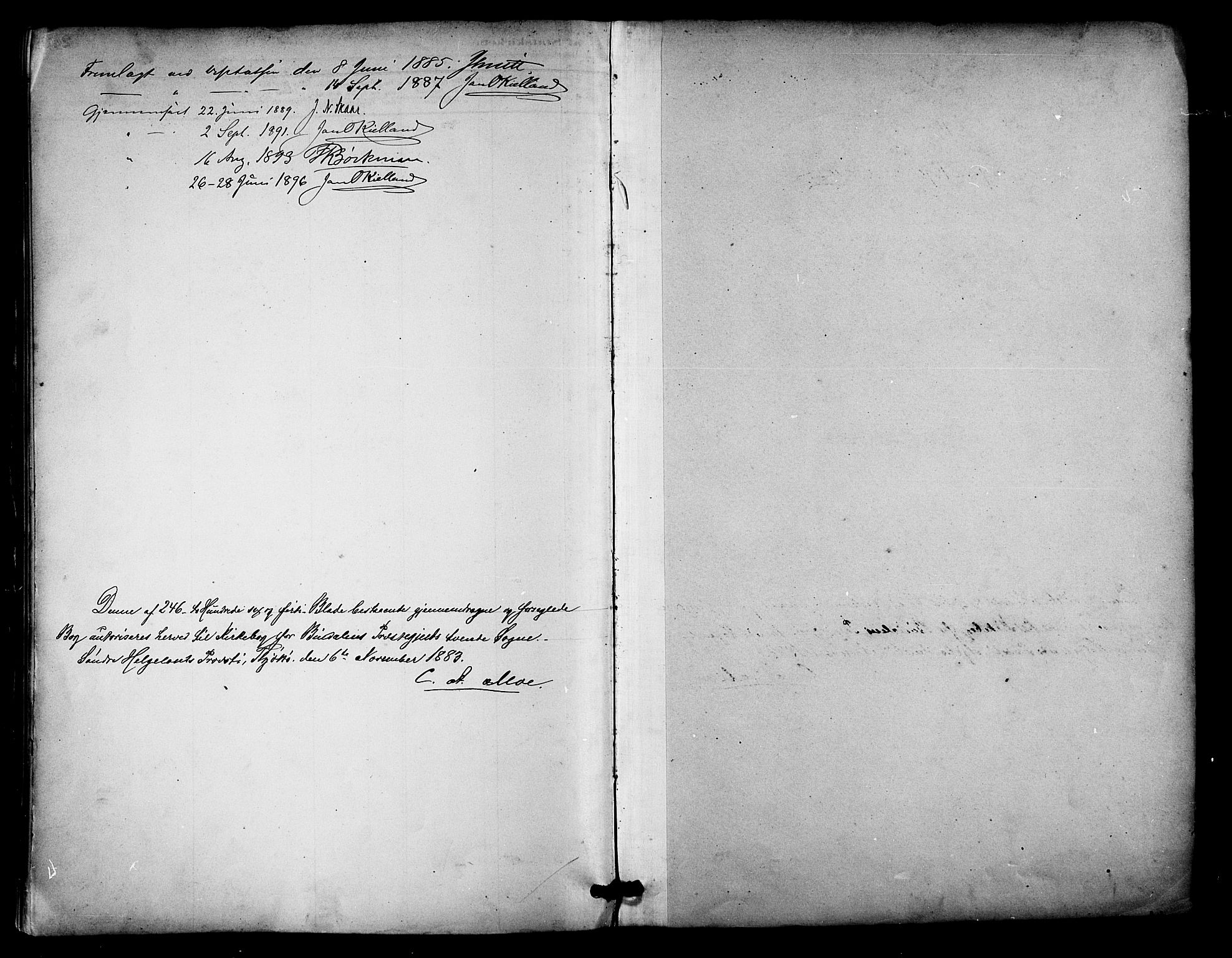 Ministerialprotokoller, klokkerbøker og fødselsregistre - Nordland, SAT/A-1459/810/L0151: Parish register (official) no. 810A10 /2, 1885-1895