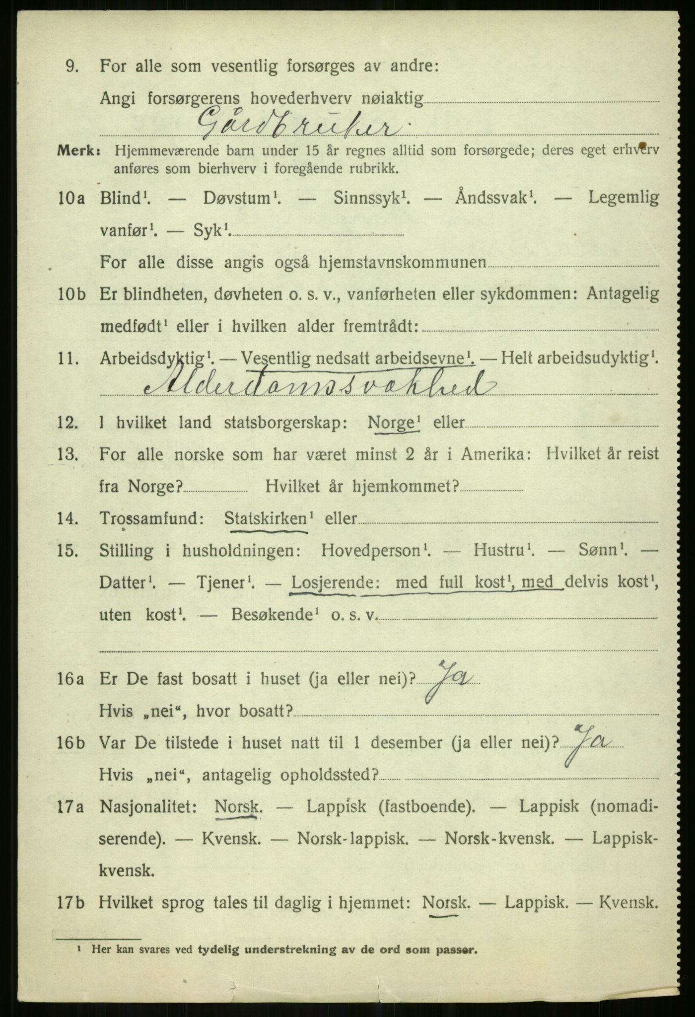 SATØ, 1920 census for Målselv, 1920, p. 6452