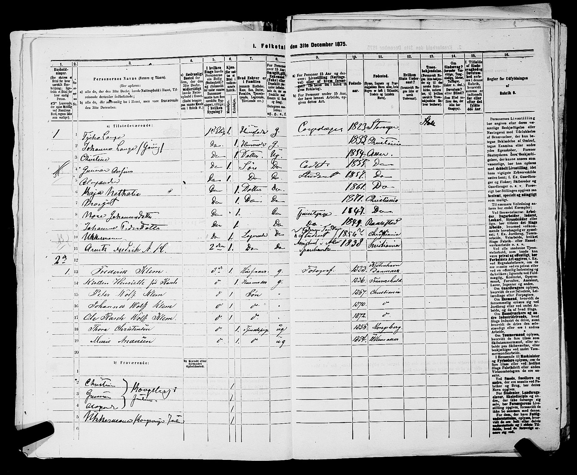 RA, 1875 census for 0301 Kristiania, 1875, p. 3202