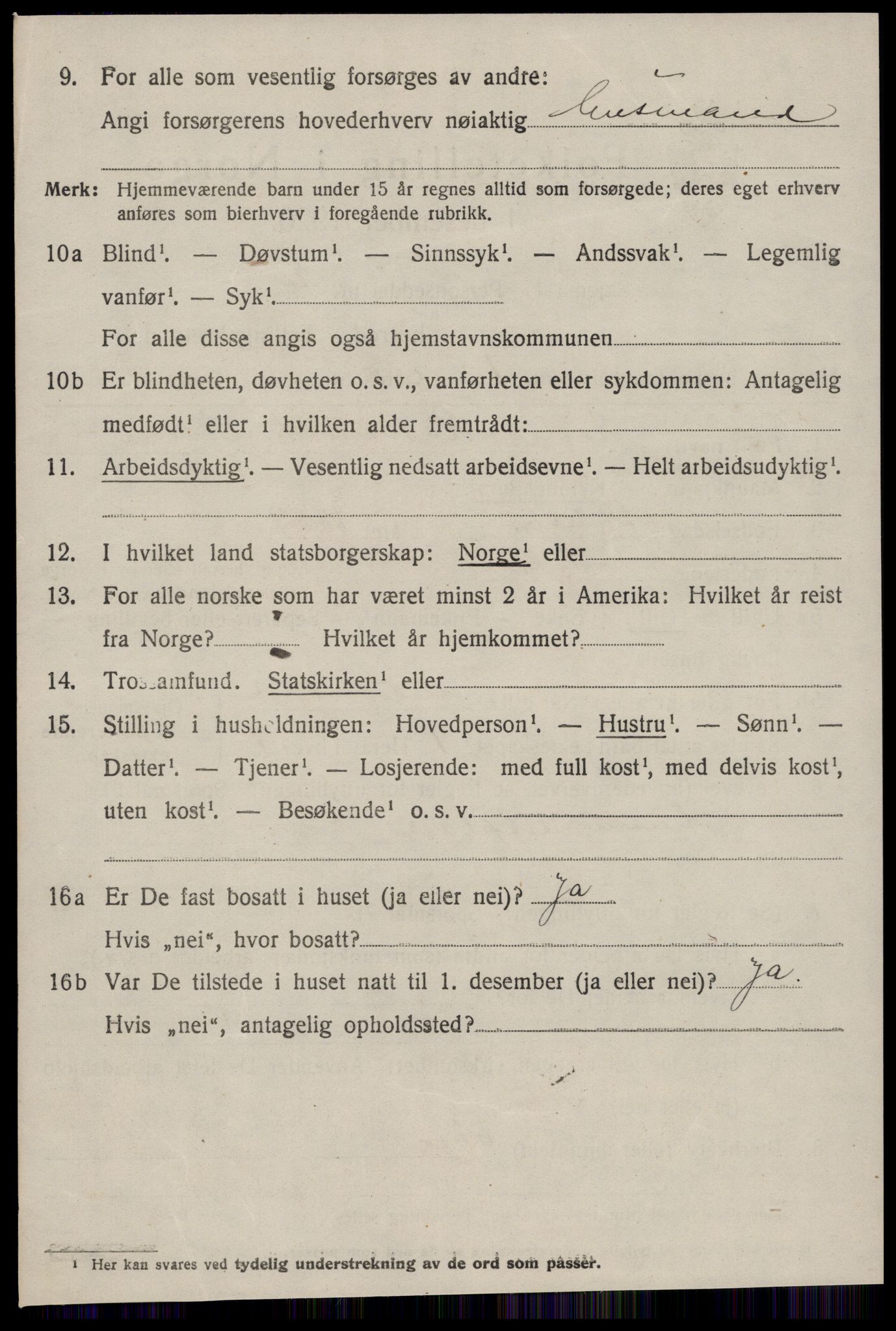 SAT, 1920 census for Sylte, 1920, p. 1784