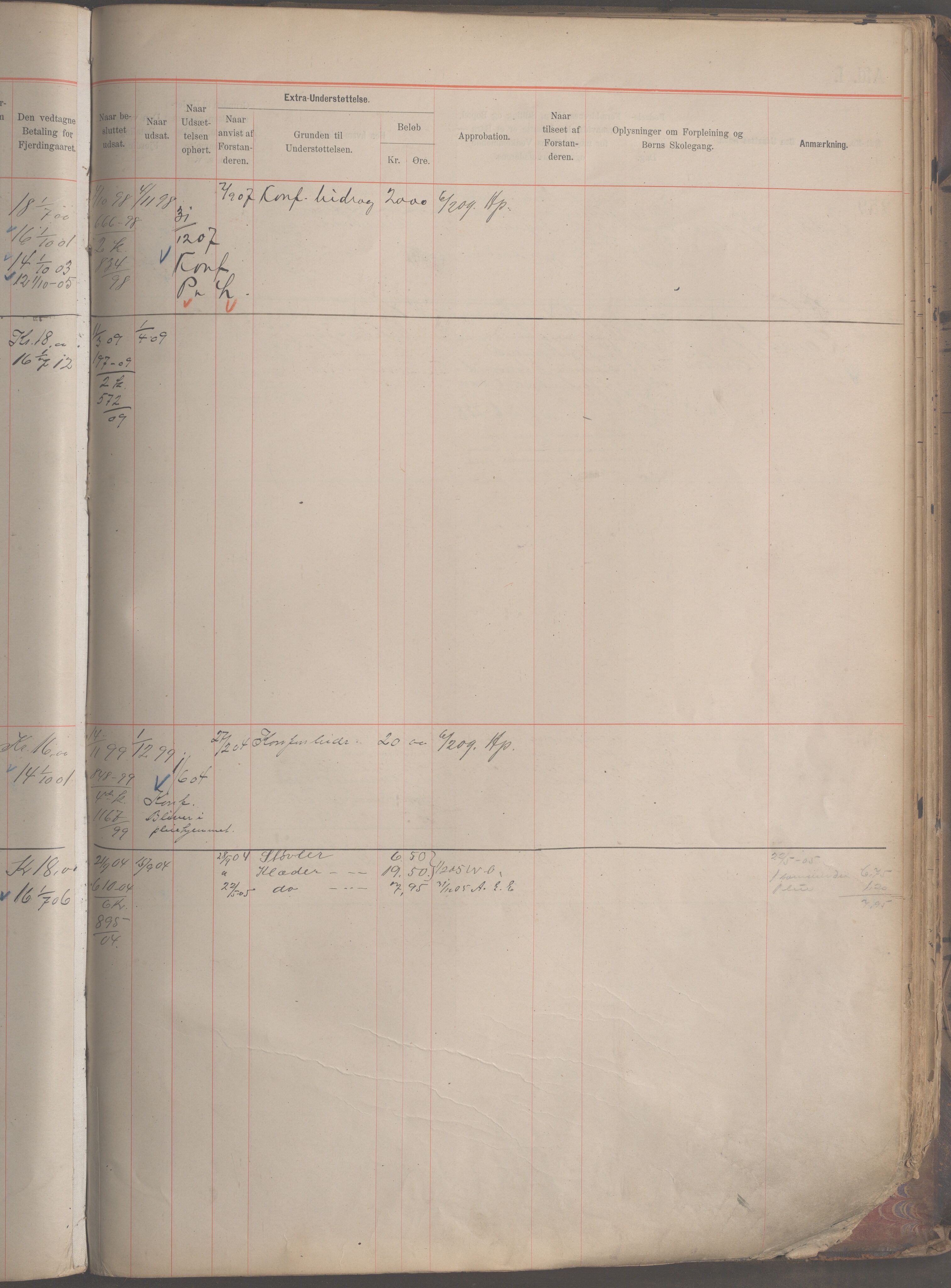 Fattigvesenet, OBA/A-20045/H/Hb/L0005: Manntallsprotokoll. Mnr. 1-399, 1901-1912, p. 152a