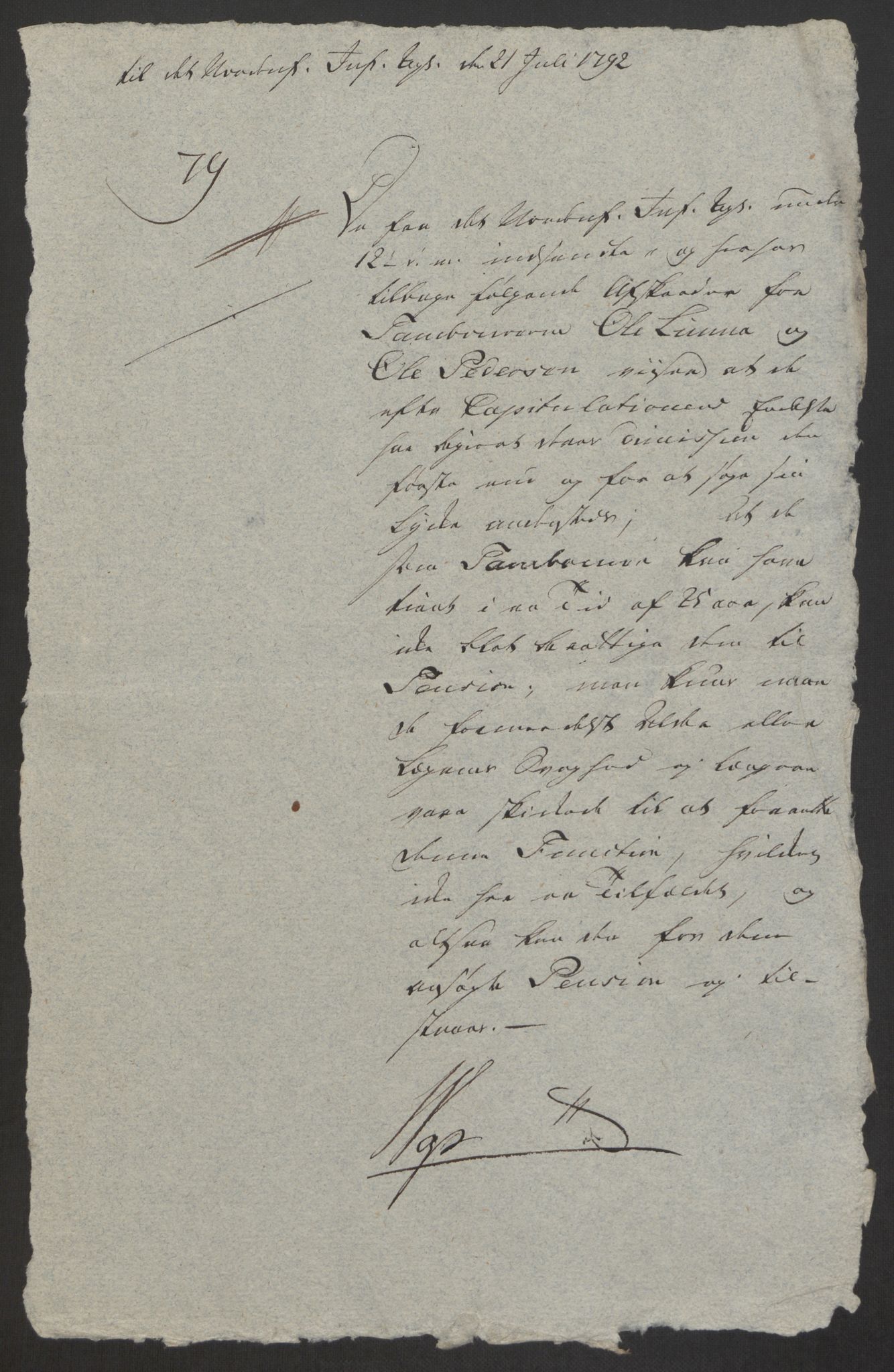 Forsvaret, Den norske kvesthuskasse/krigshospitalkasse, AV/RA-RAFA-1887/F/Fa/L0008: Konsepter, 1790-1793, p. 877