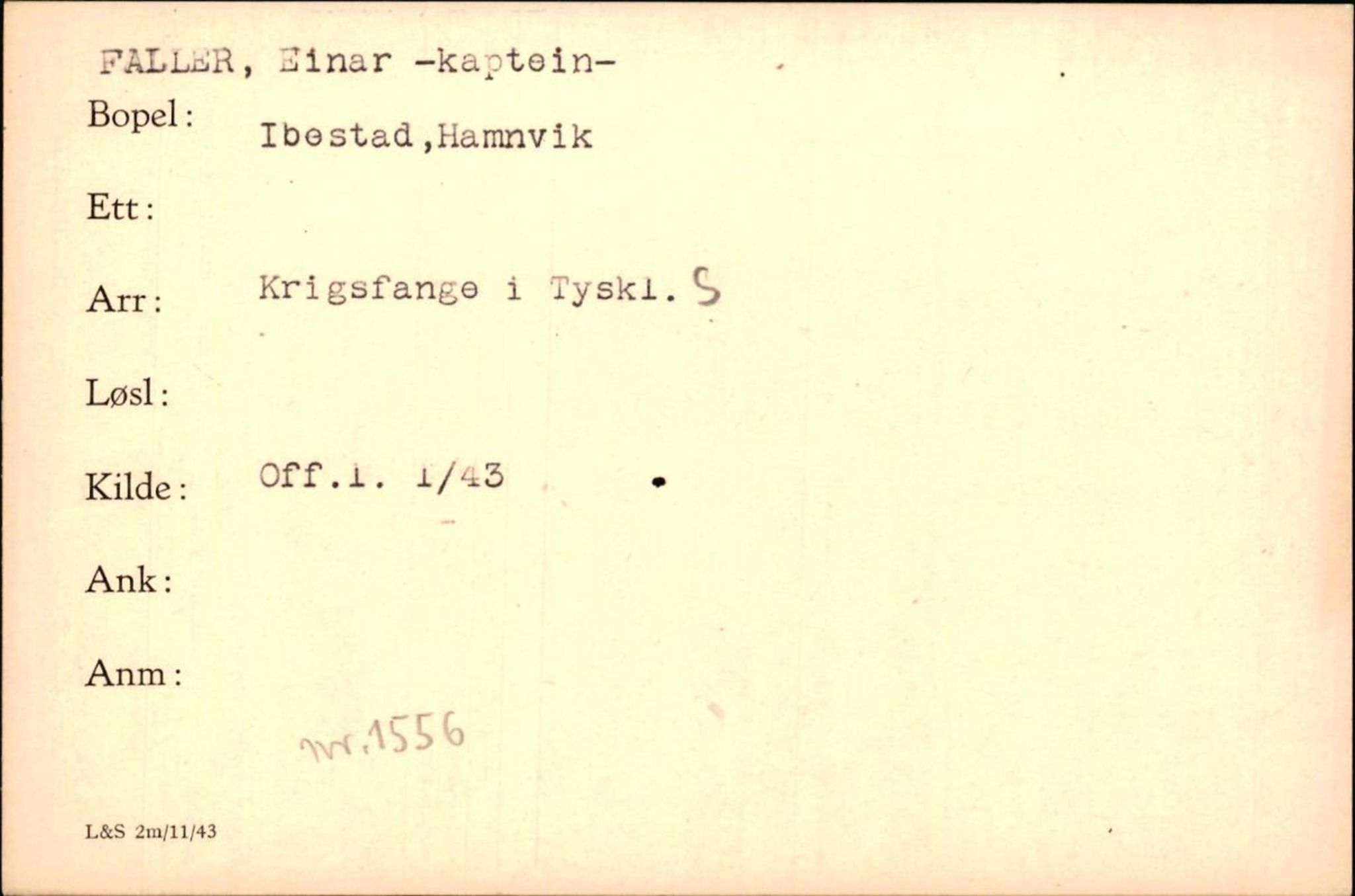 Forsvaret, Forsvarets krigshistoriske avdeling, RA/RAFA-2017/Y/Yf/L0200: II-C-11-2102  -  Norske krigsfanger i Tyskland, 1940-1945, p. 255