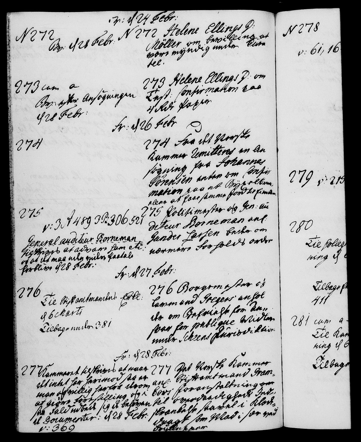 Danske Kanselli 1572-1799, AV/RA-EA-3023/I/Ia/L0002: 3. departements journal, 1772