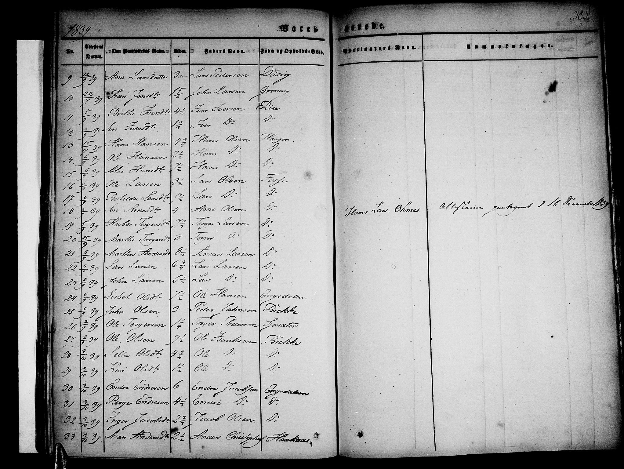 Strandebarm sokneprestembete, AV/SAB-A-78401/H/Haa: Parish register (official) no. A 6, 1826-1843, p. 385