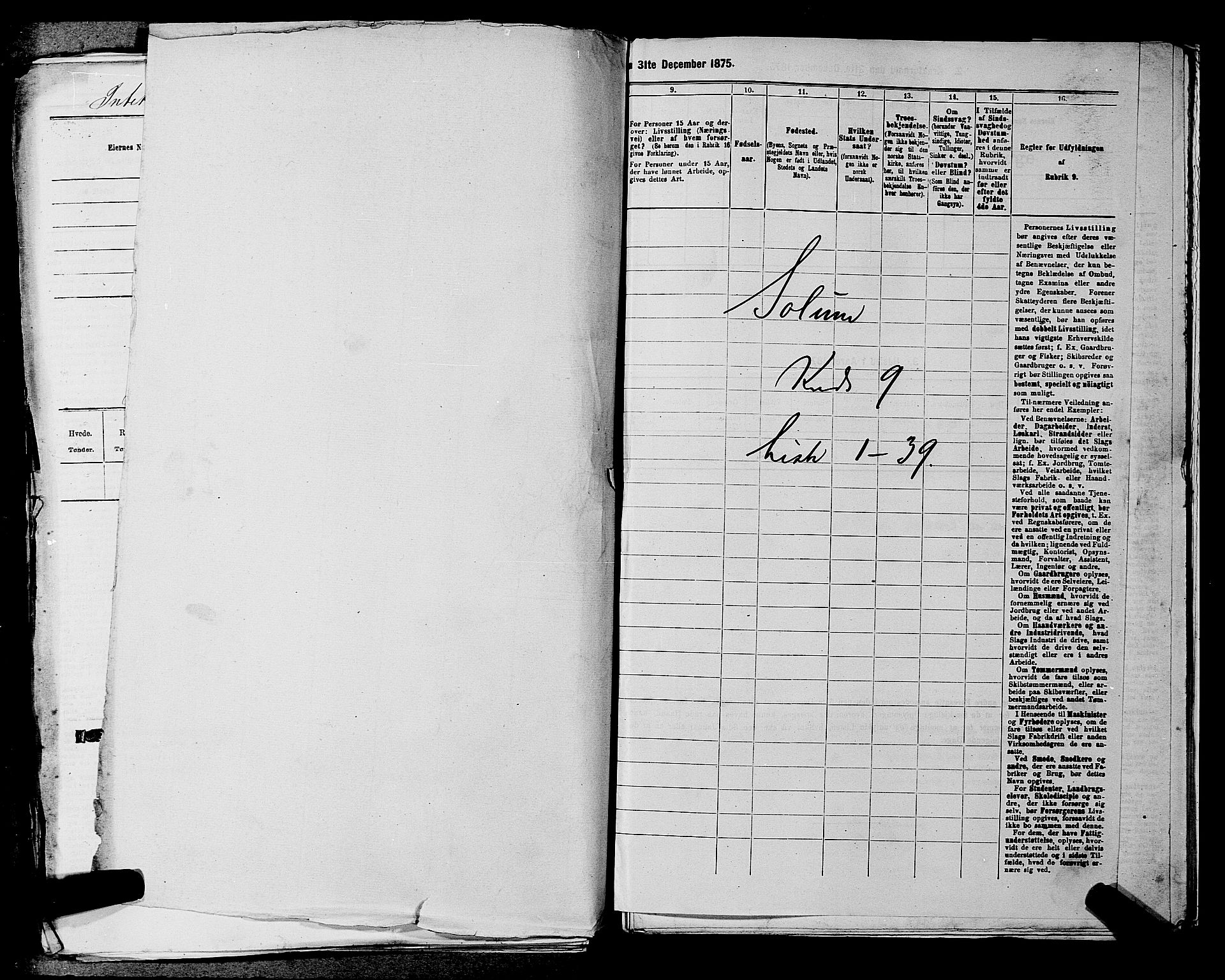 SAKO, 1875 census for 0818P Solum, 1875, p. 1378