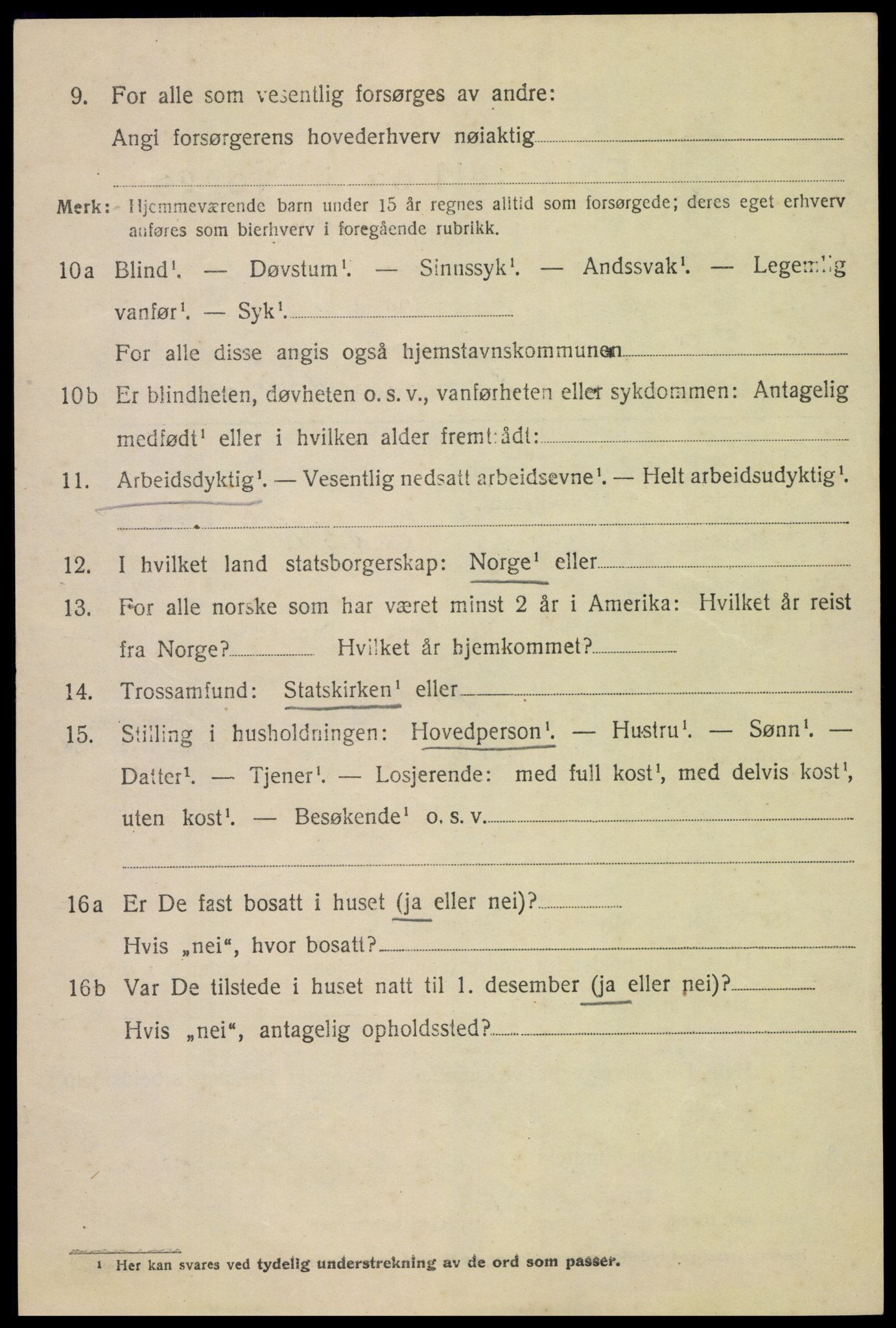 SAH, 1920 census for Sør-Fron, 1920, p. 6090