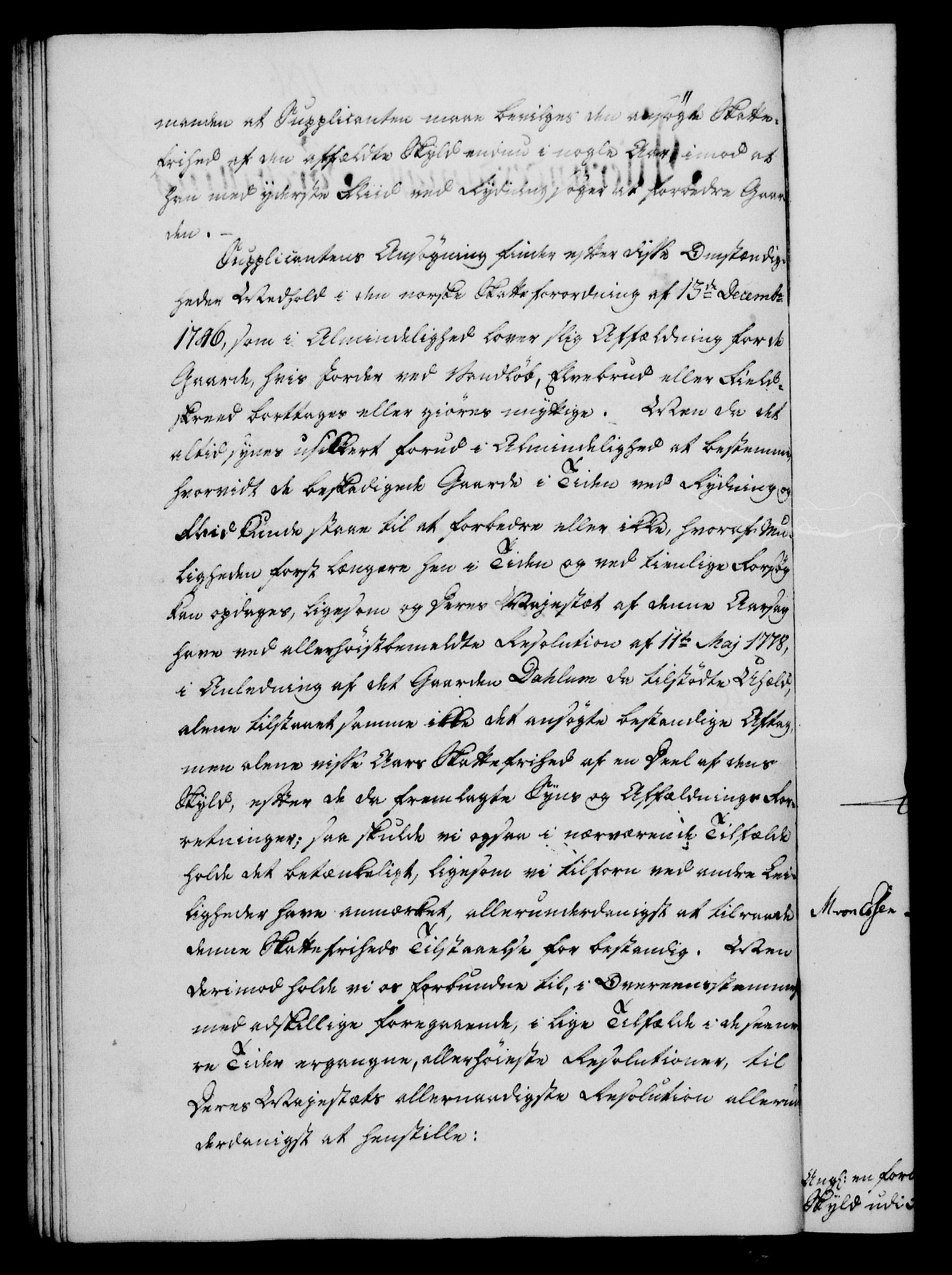 Rentekammeret, Kammerkanselliet, RA/EA-3111/G/Gf/Gfa/L0068: Norsk relasjons- og resolusjonsprotokoll (merket RK 52.68), 1786, p. 833