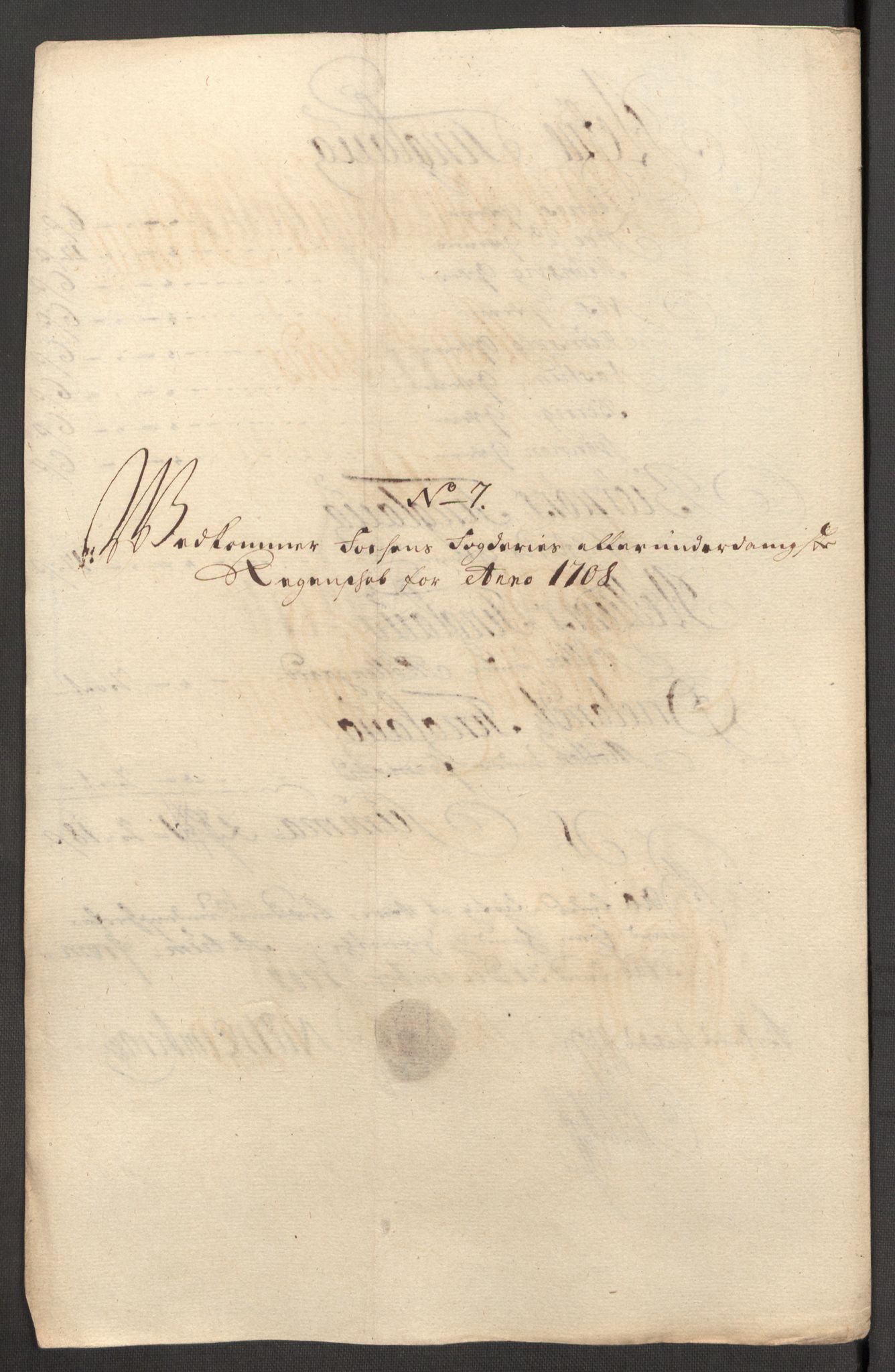 Rentekammeret inntil 1814, Reviderte regnskaper, Fogderegnskap, AV/RA-EA-4092/R57/L3858: Fogderegnskap Fosen, 1708-1709, p. 112