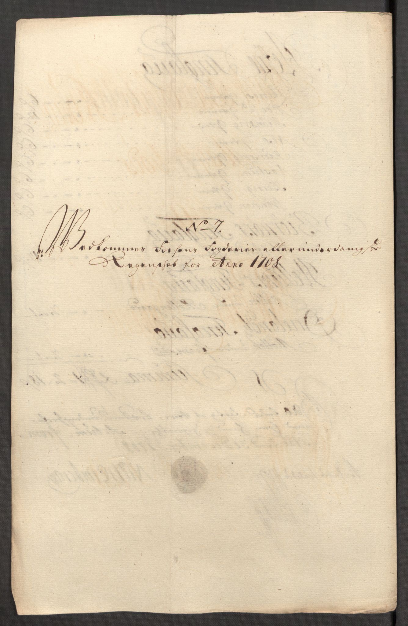 Rentekammeret inntil 1814, Reviderte regnskaper, Fogderegnskap, RA/EA-4092/R57/L3858: Fogderegnskap Fosen, 1708-1709, p. 112