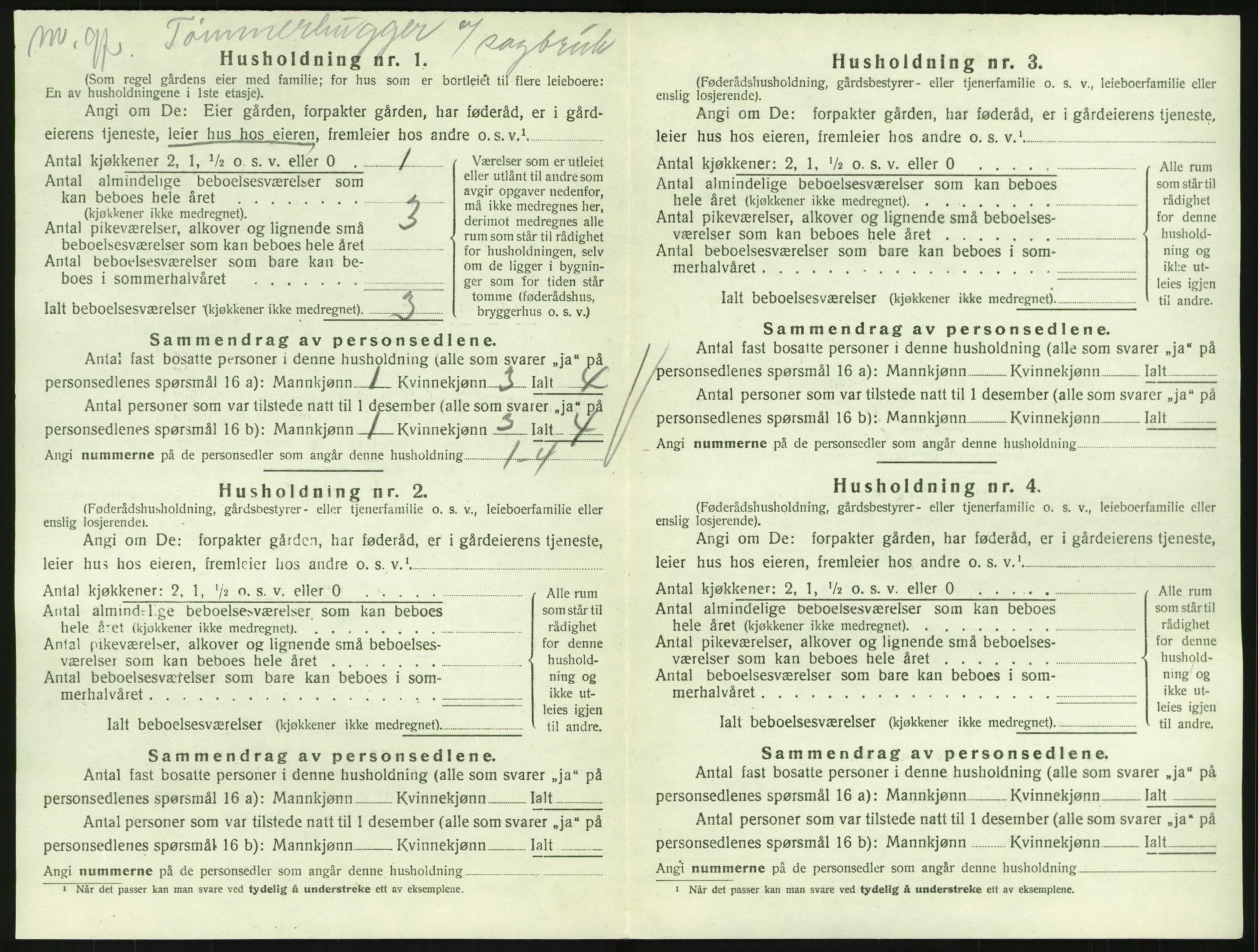 SAKO, 1920 census for Hedrum, 1920, p. 1426